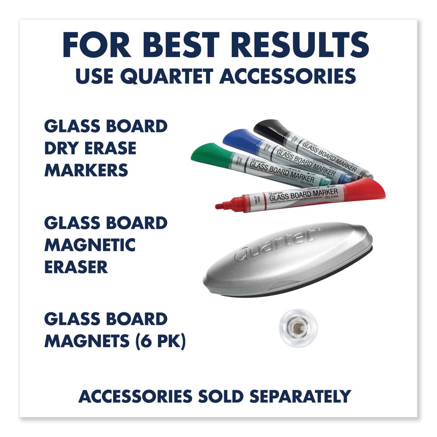 Quartet® Infinity Glass Marker Board, 48" x 36", Frost Surface