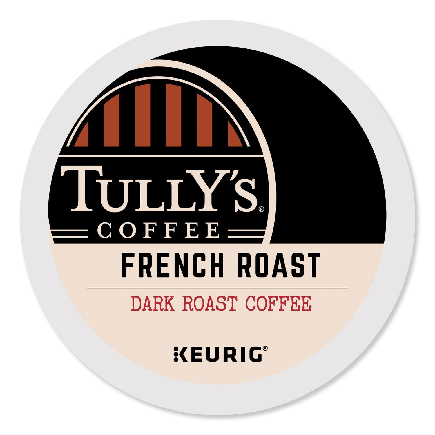 Tully's French Roast Coffee K-Cups | 96-Count