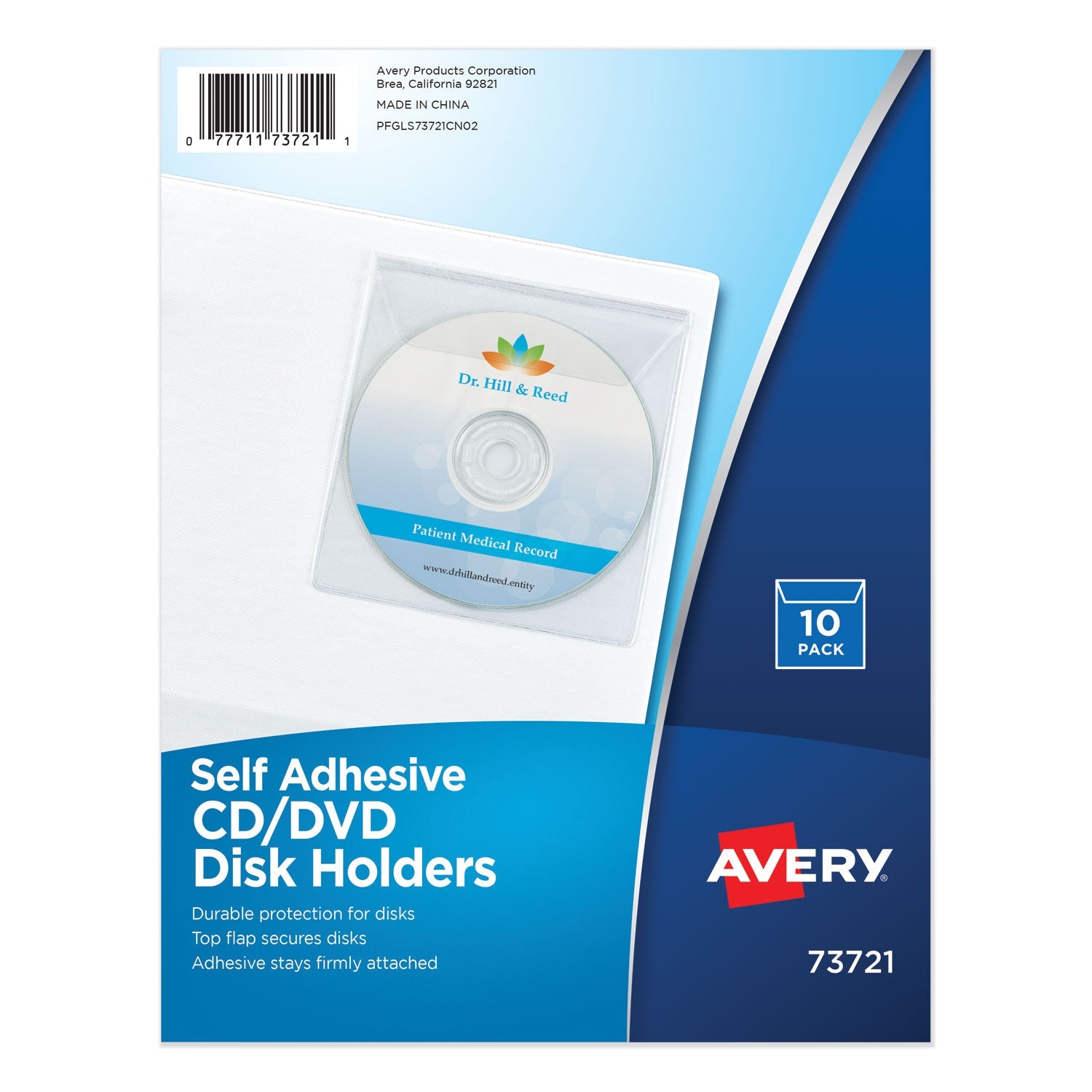 Self-Adhesive Media Pockets | 10/Pack