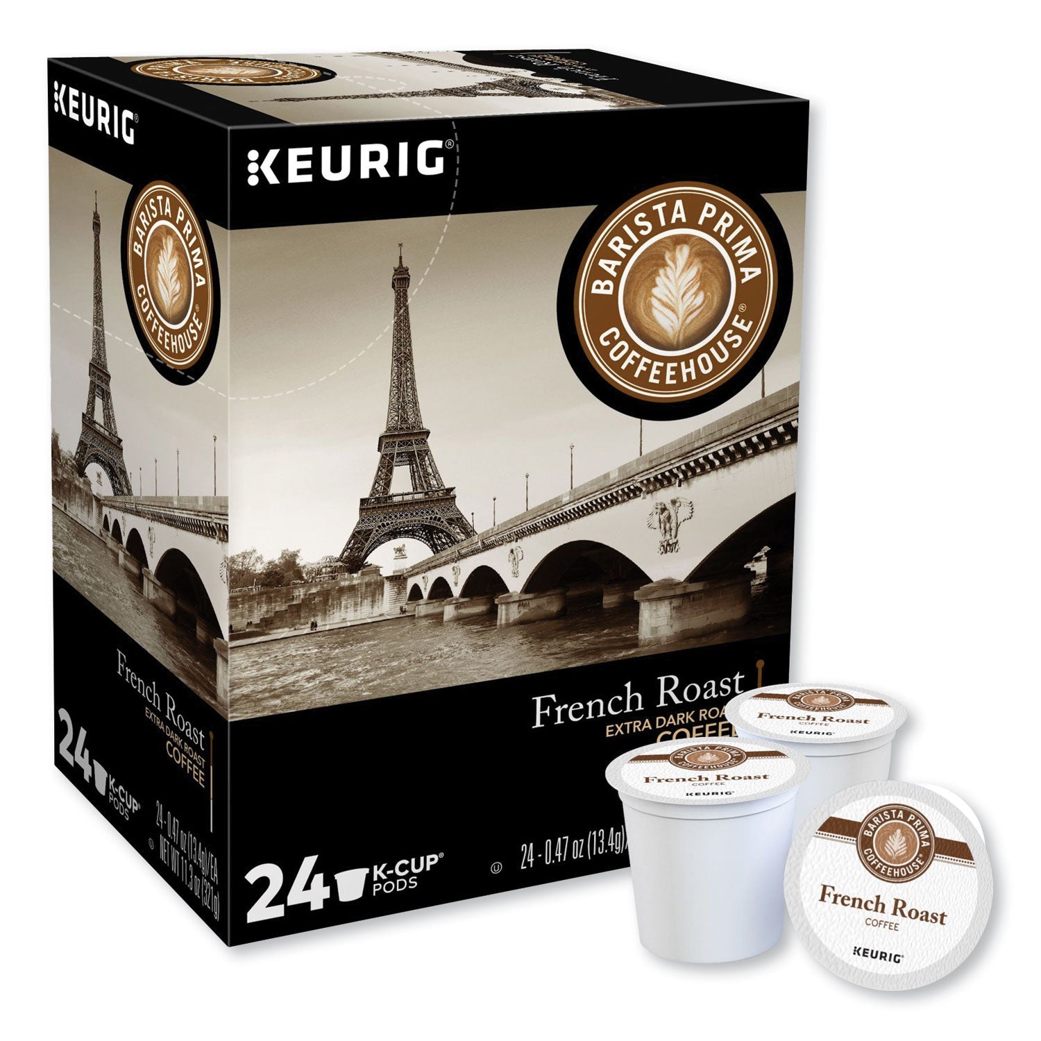 Barista Prima Coffeehouse® French Roast K-Cups Coffee Pack
