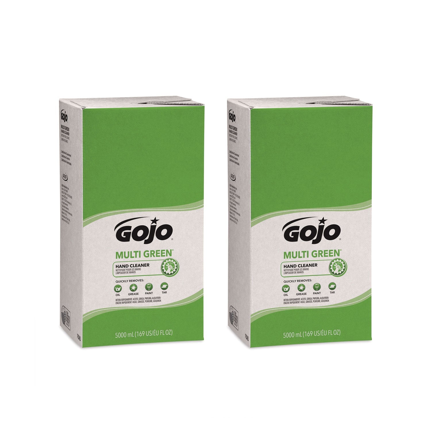 GOJO® MULTI GREEN Hand Cleaner, Refill for GOJO PRO TDX Dispenser, Citrus Scent, 5,000 mL, 2/Carton