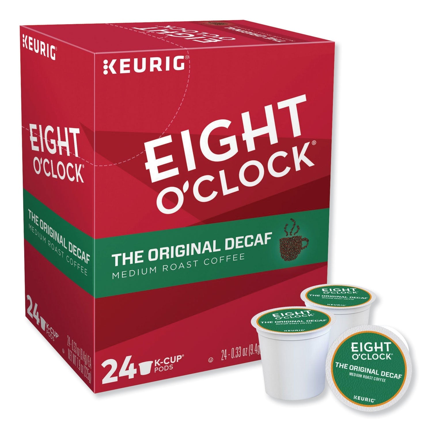 Eight O'Clock Original Decaf Coffee K-Cups | 24/Box