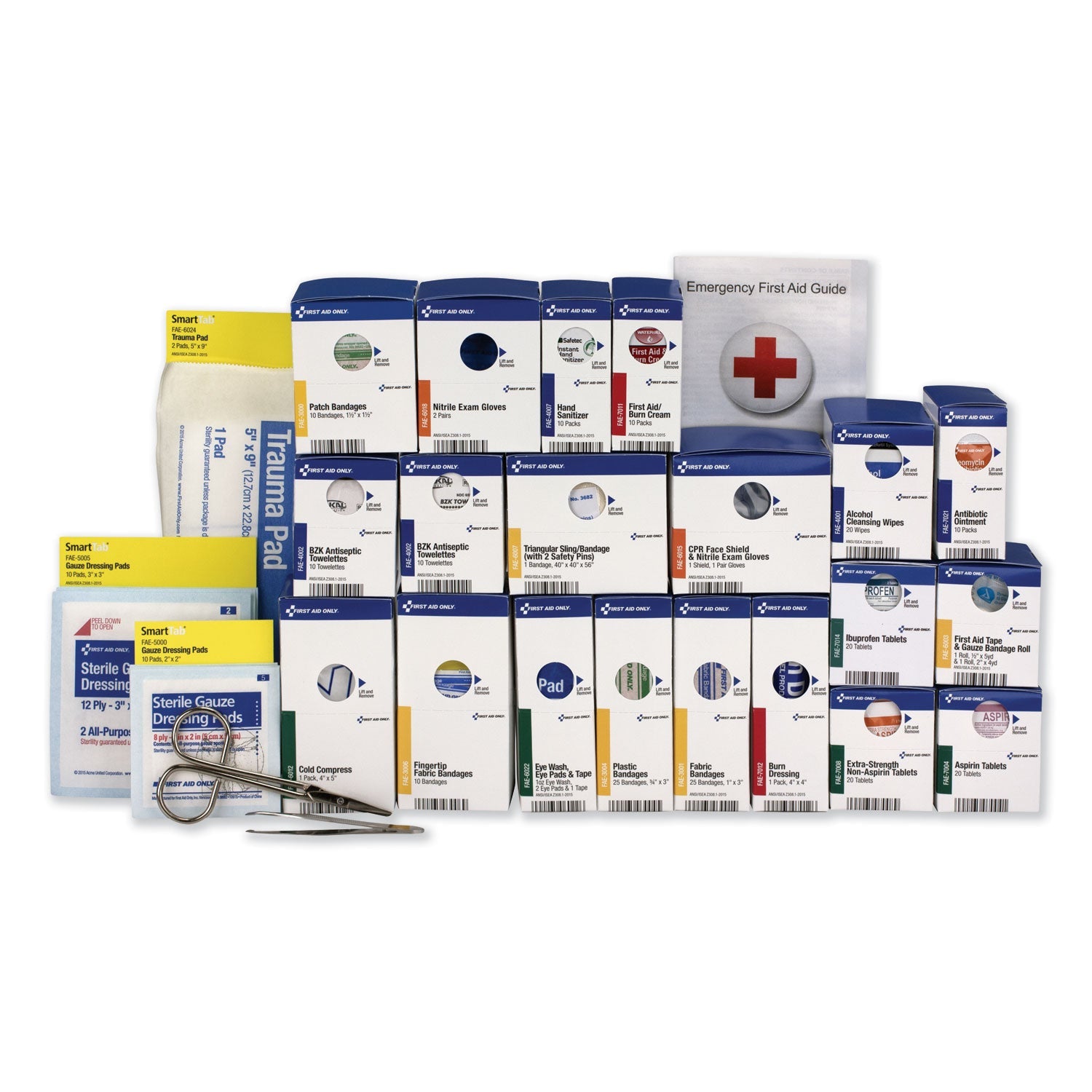 50 Person ANSI A+ First Aid Kit Refill | 241-Piece