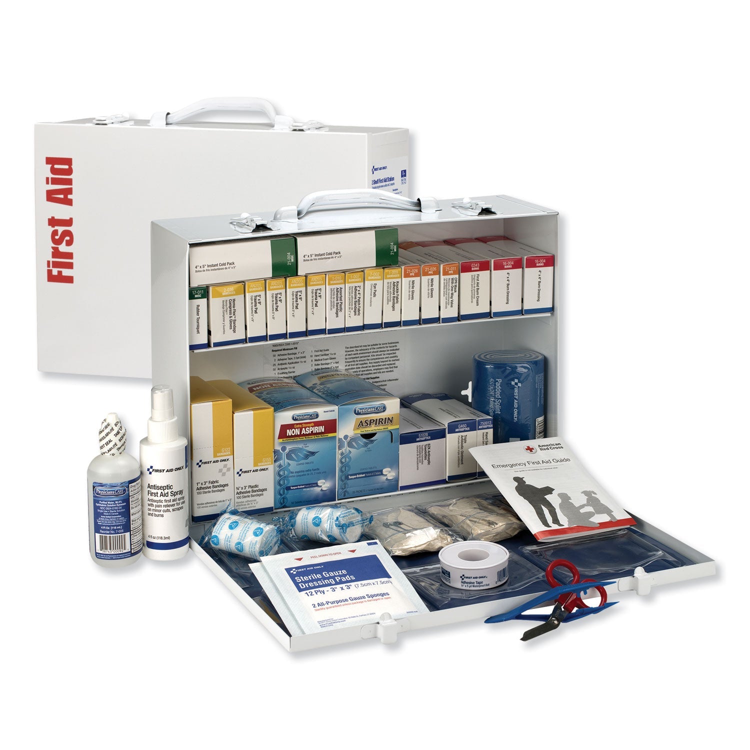 Industrial First Aid Kit | 75-Person Metal Case