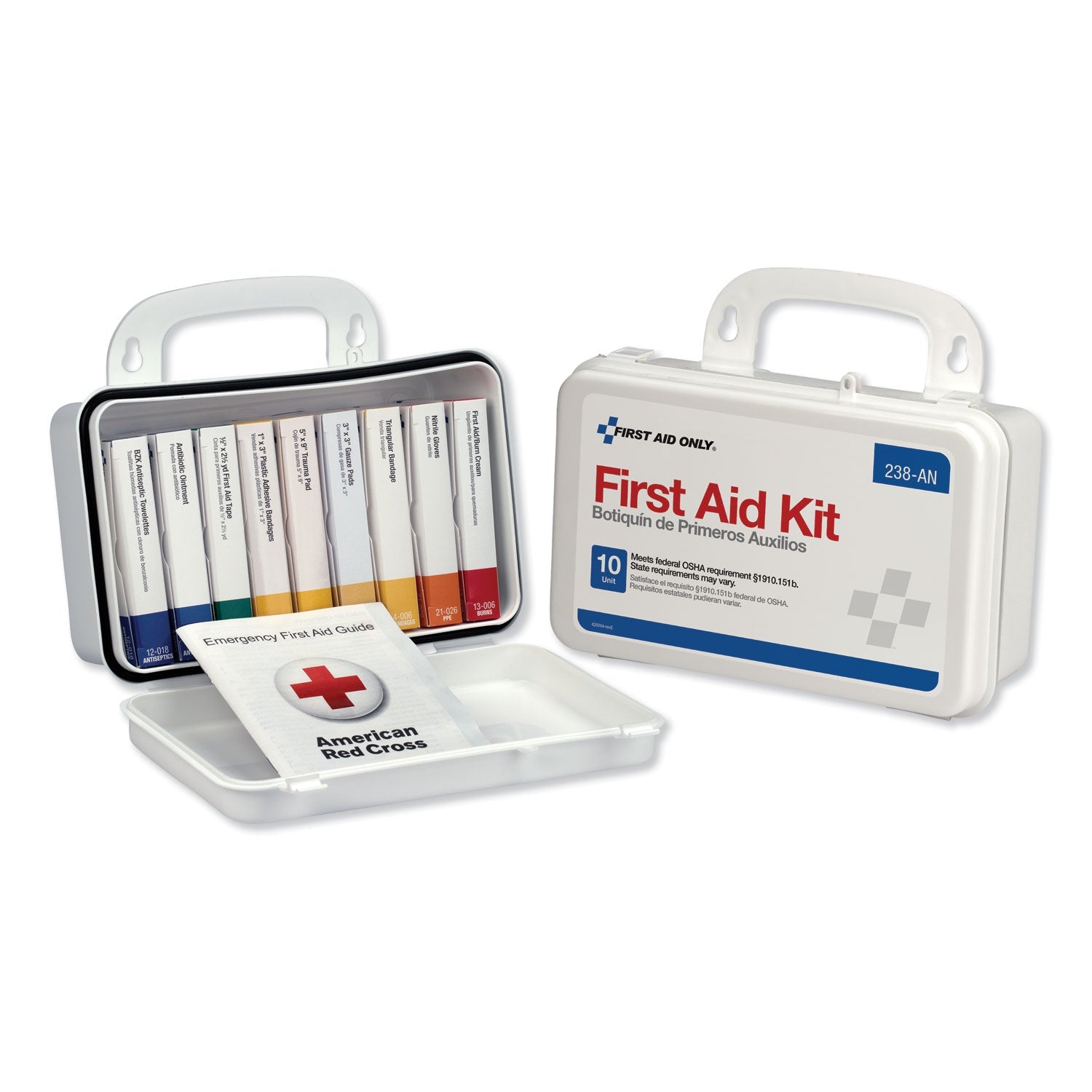 ANSI-Compliant First Aid Kit | 64-Piece Plastic