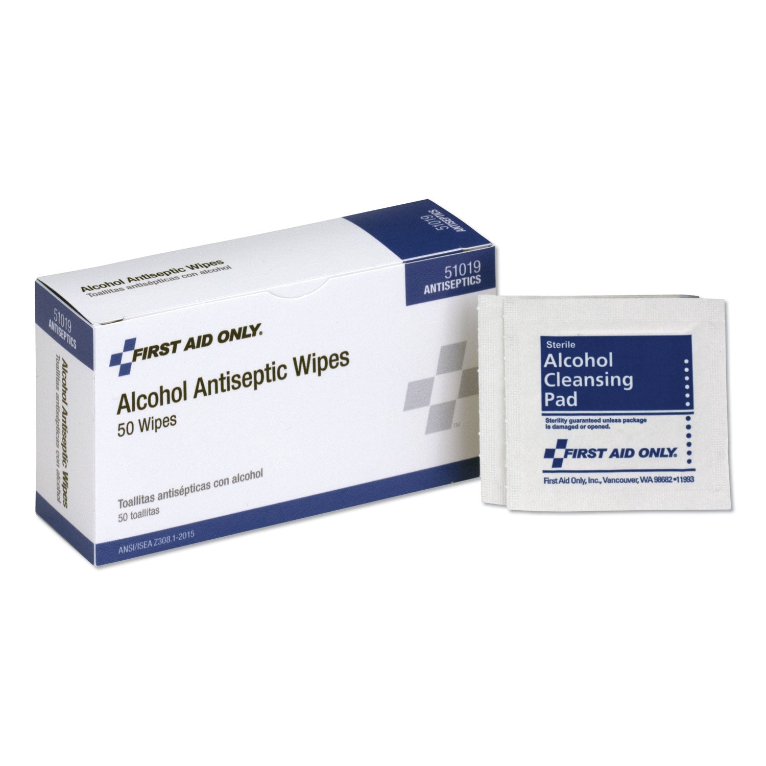 First Aid Alcohol Pads | 50-Box
