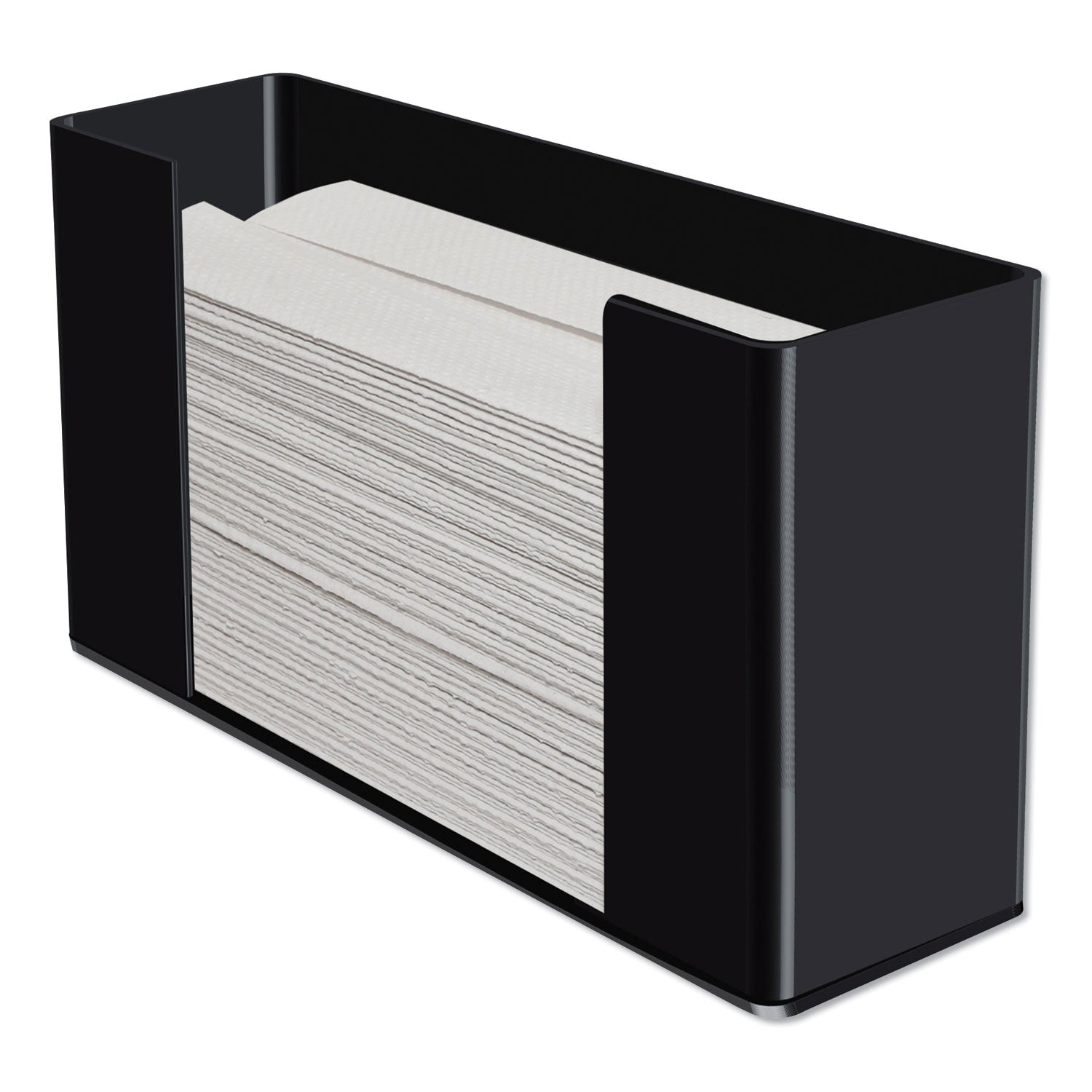 Multifold Paper Towel Dispenser | Black