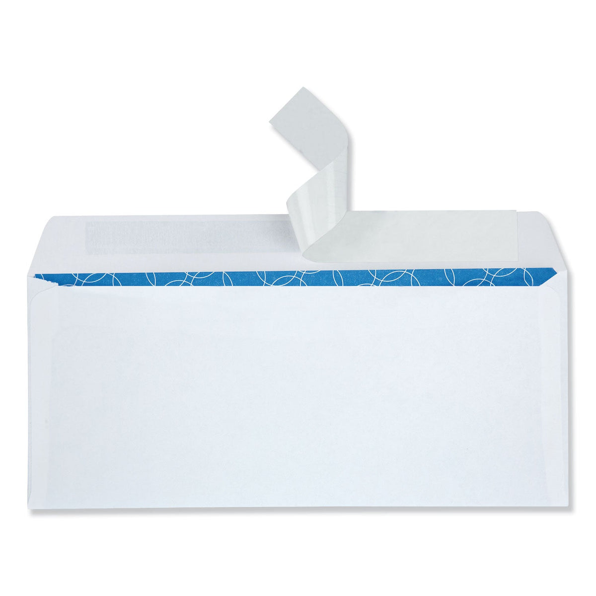 Quality Park™ Security Envelope, Address Window, #10, Commercial Flap, Redi-Strip Adhesive Closure, 4.13 x 9.5, White, 500/Box