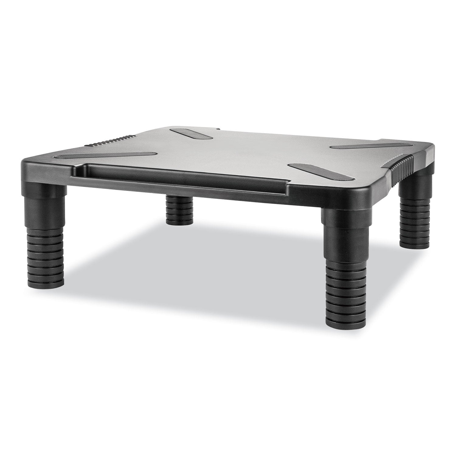 Innovera® Single Level Monitor Riser, 13.13" x 13.5" x 4.92" to 7.28", Black
