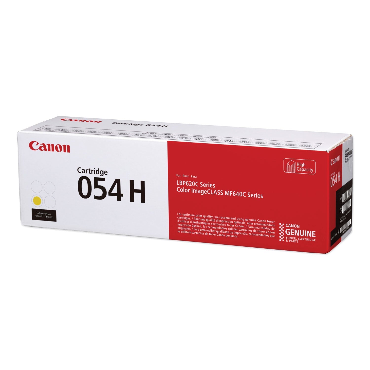Canon 054H High-Yield Toner | Yellow, 2,300 Pgs