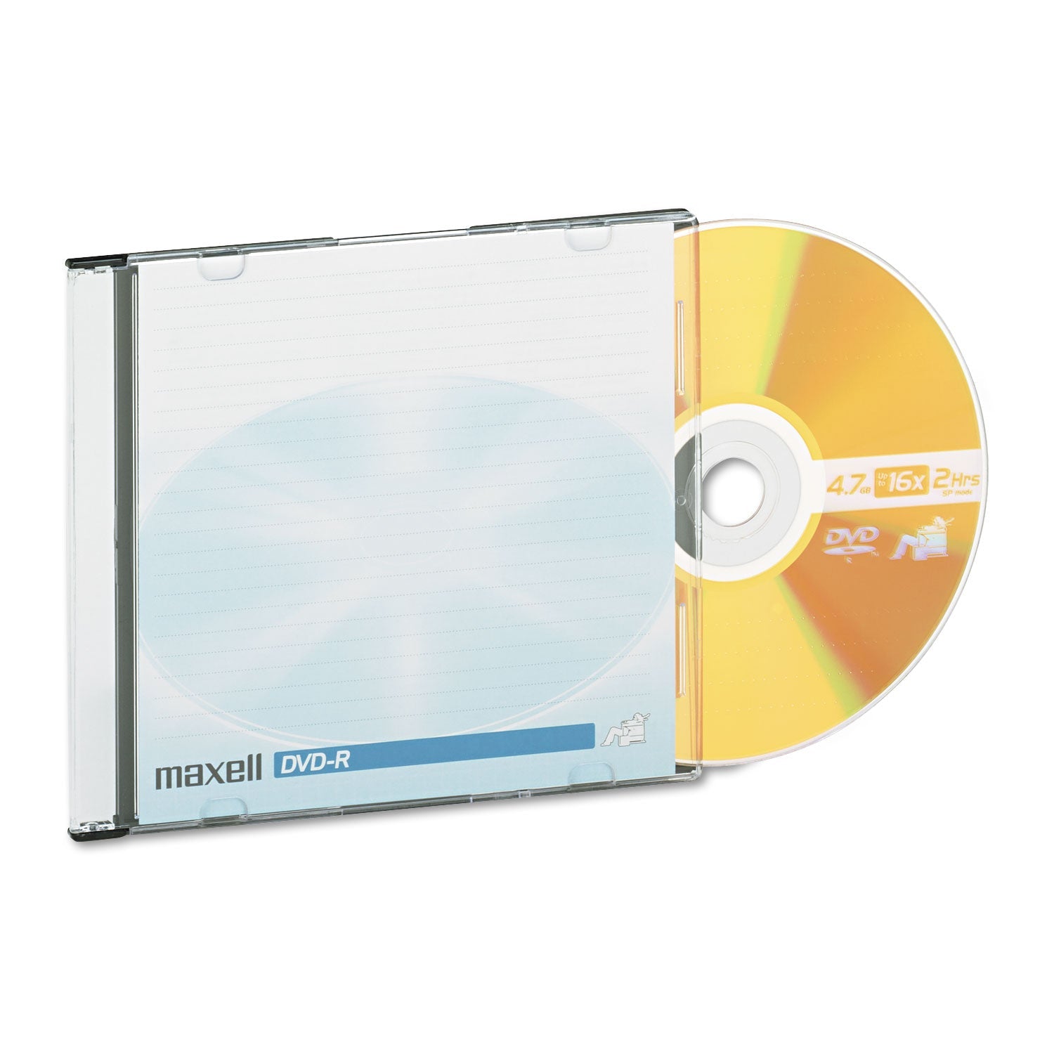 DVD-R Recordable Disc | 4.7GB, 16x, 10/Pack, Gold