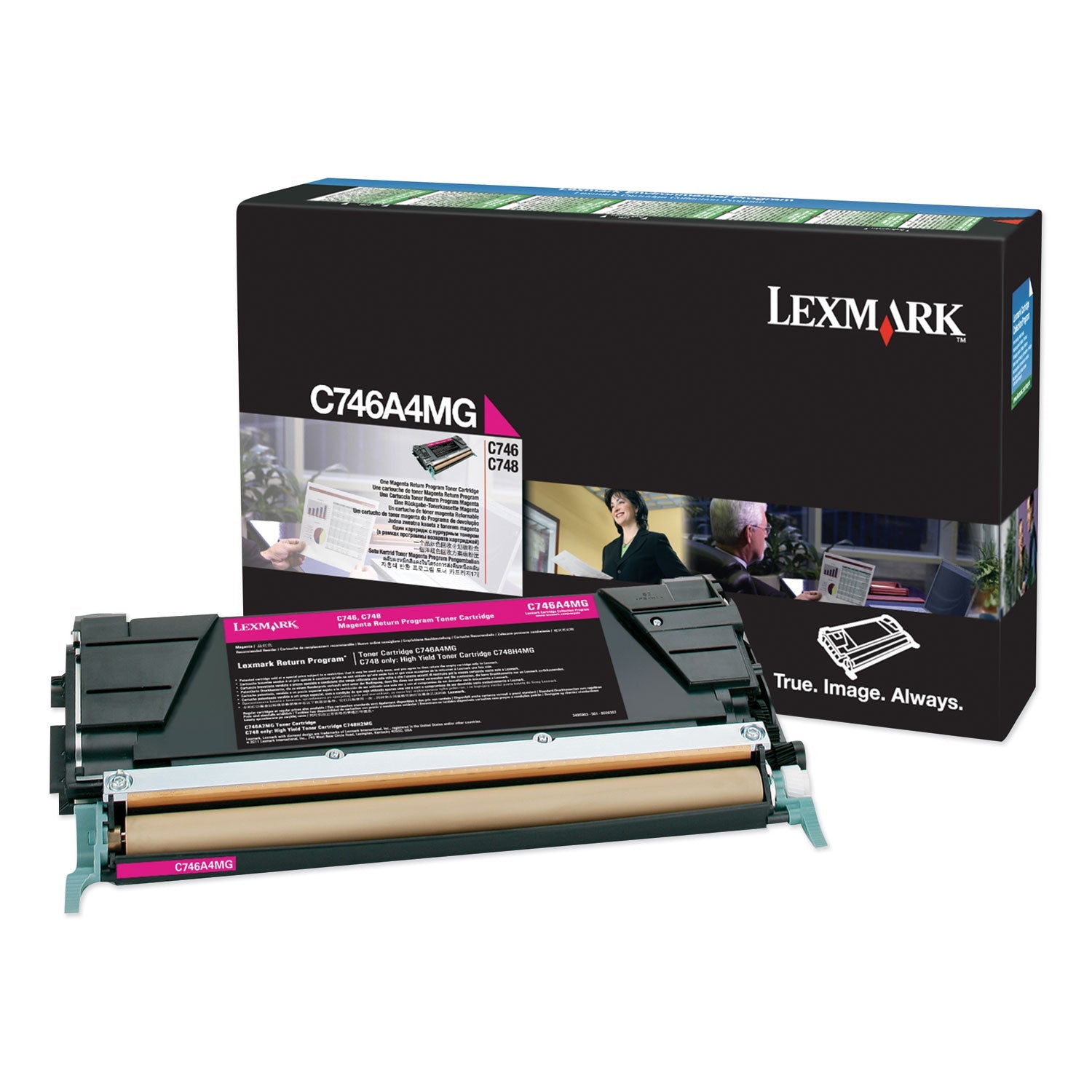 Lexmark C746a4mg Toner | Return Program, Magenta