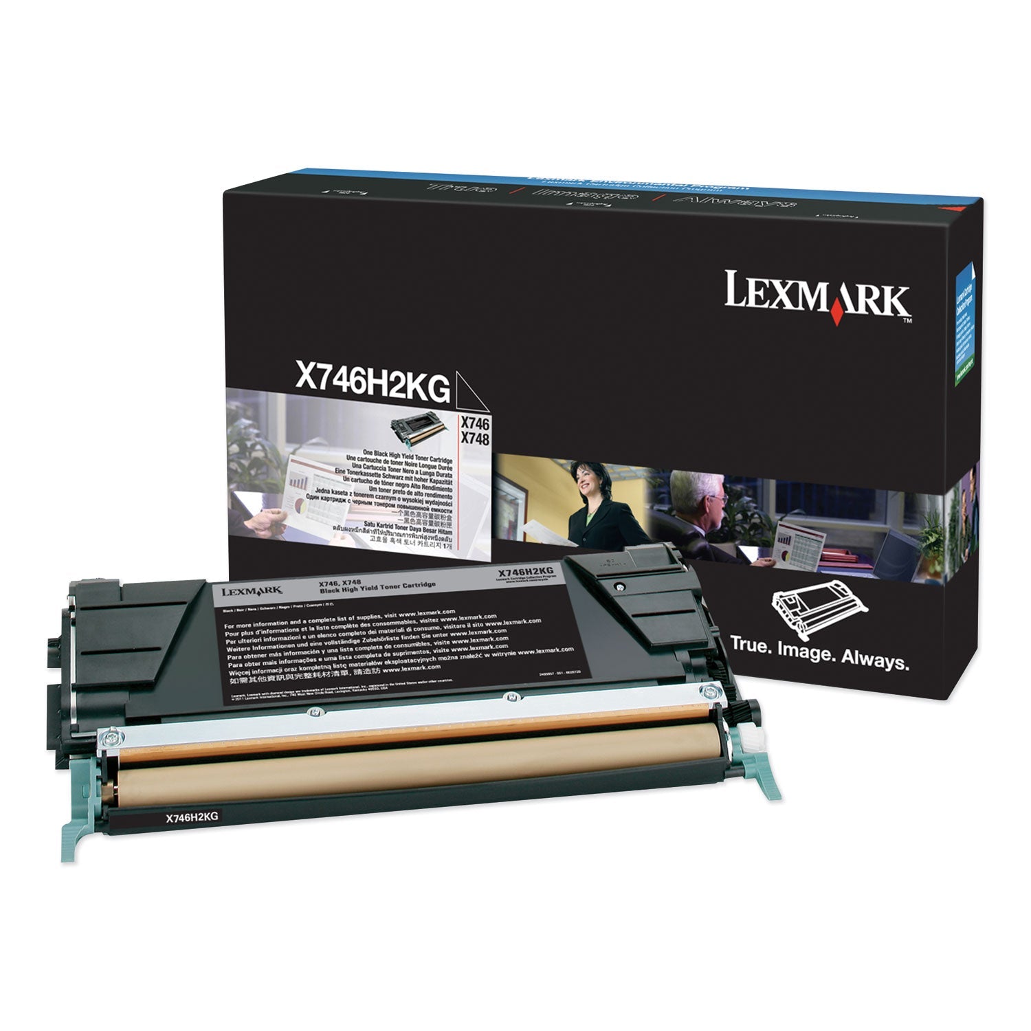 Lexmark™ X746h2kg High-Yield Toner, 12,000 Page-Yield, Black