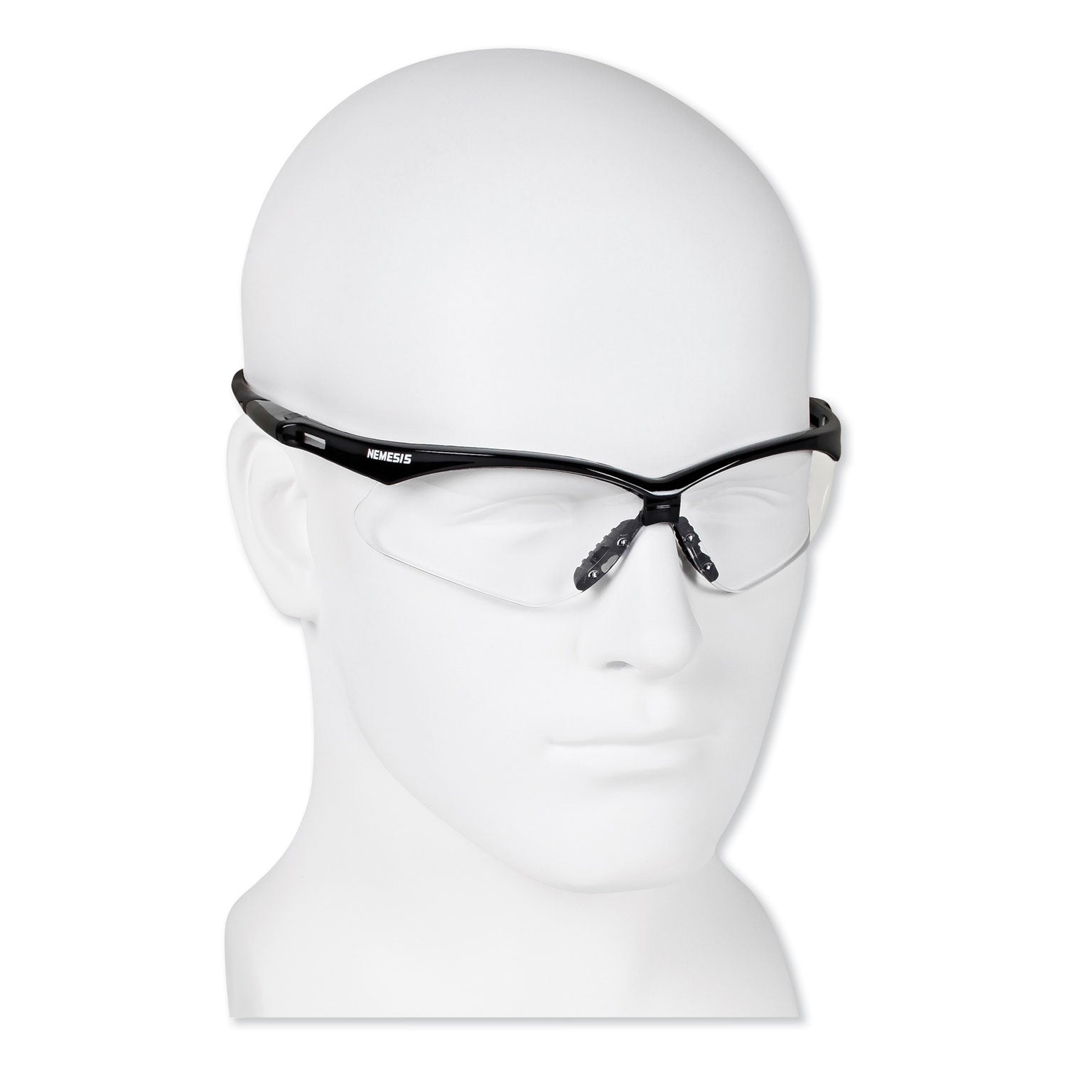 KleenGuard™ Nemesis Safety Glasses, Black Frame, Clear Lens - Bloom Skins