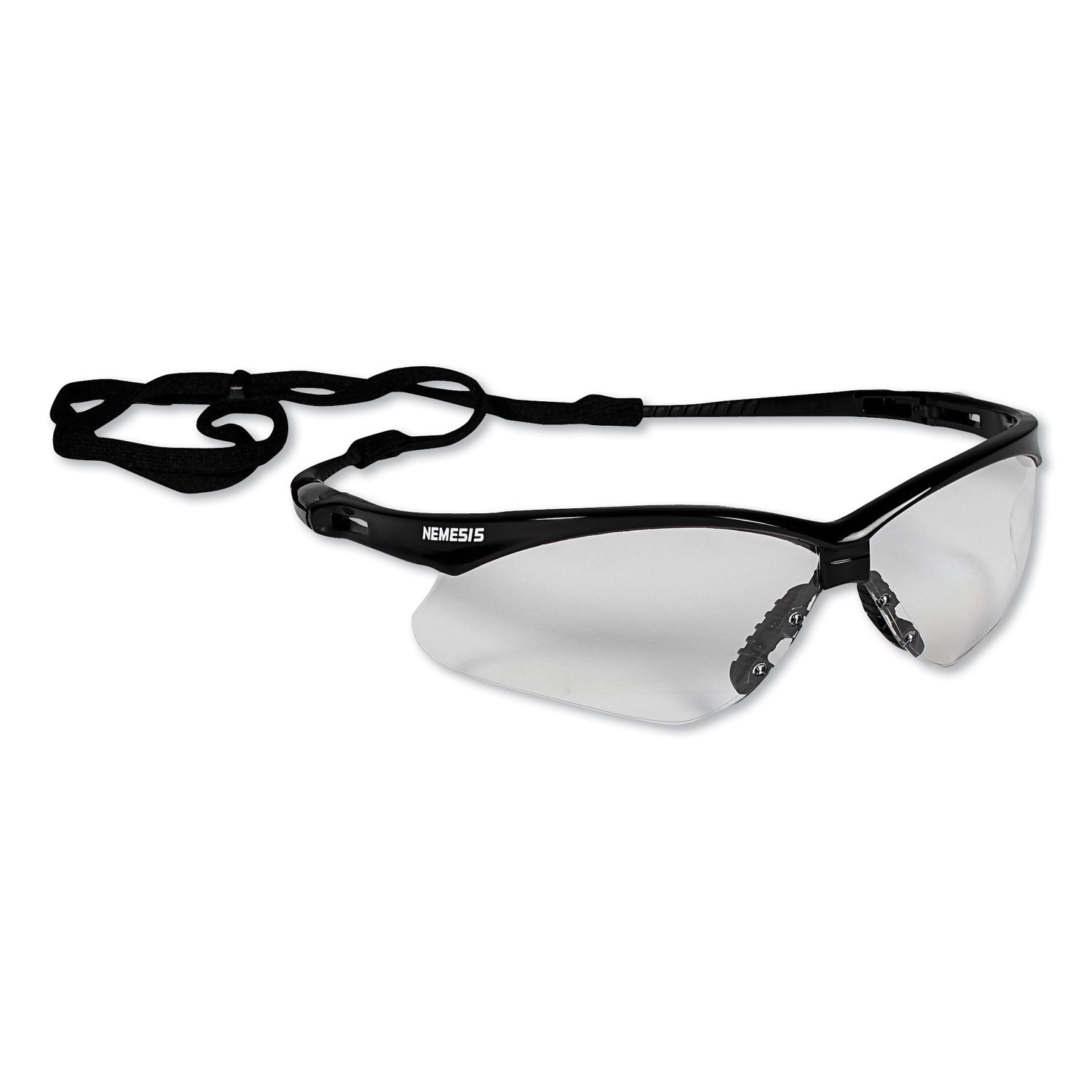 KleenGuard™ Nemesis Safety Glasses, Black Frame, Clear Lens - Bloom Skins