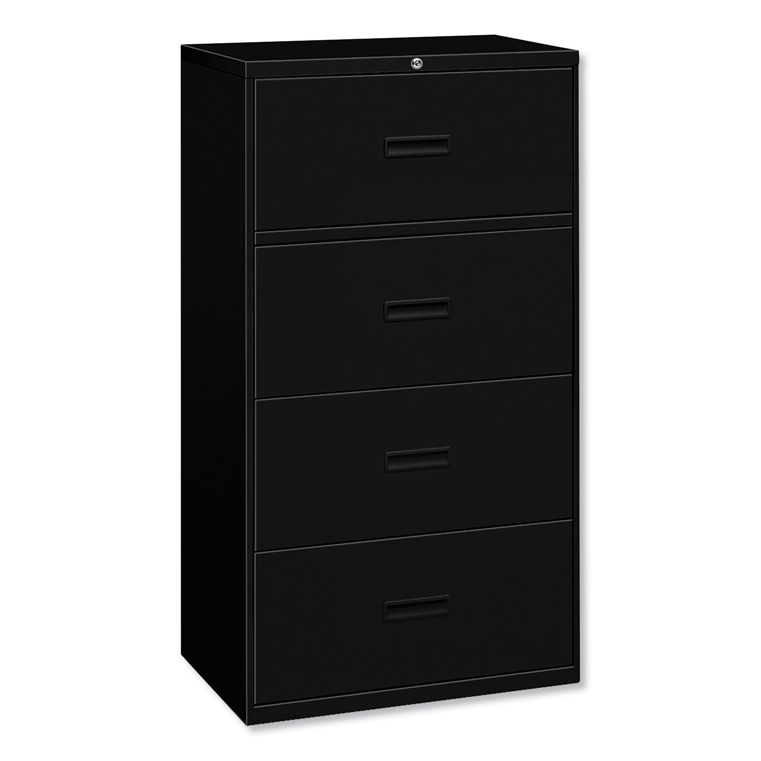 400 Series Lateral File | 4-Drawer | Black | 36"