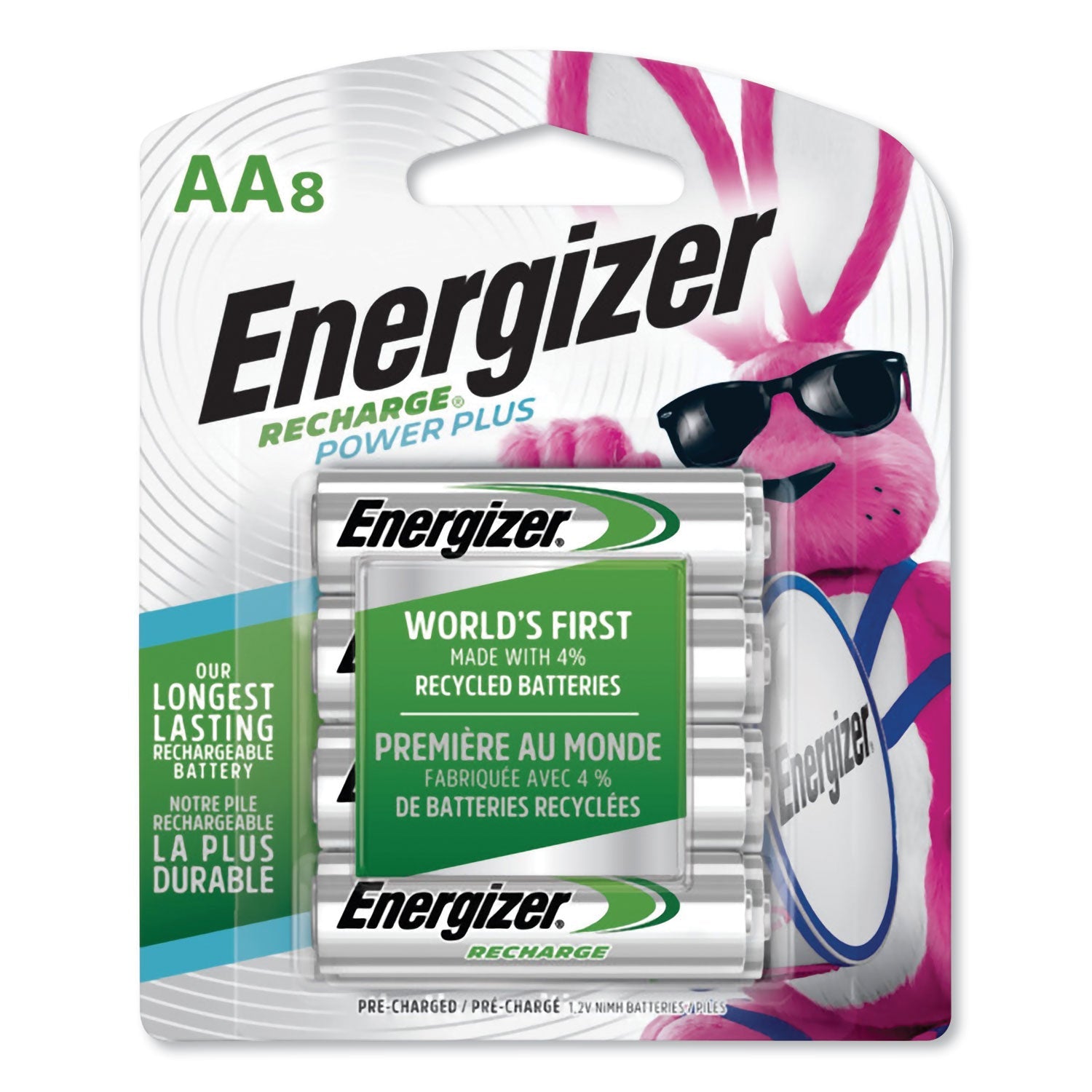 Rechargeable AA Batteries | NiMH 8-Pack