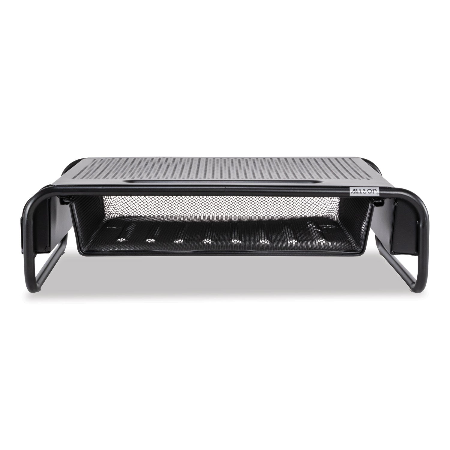 Allsop® Metal Art Organizer 5 Monitor, 18" X 11.8" X 5.1", Black, Supports 30 Lbs