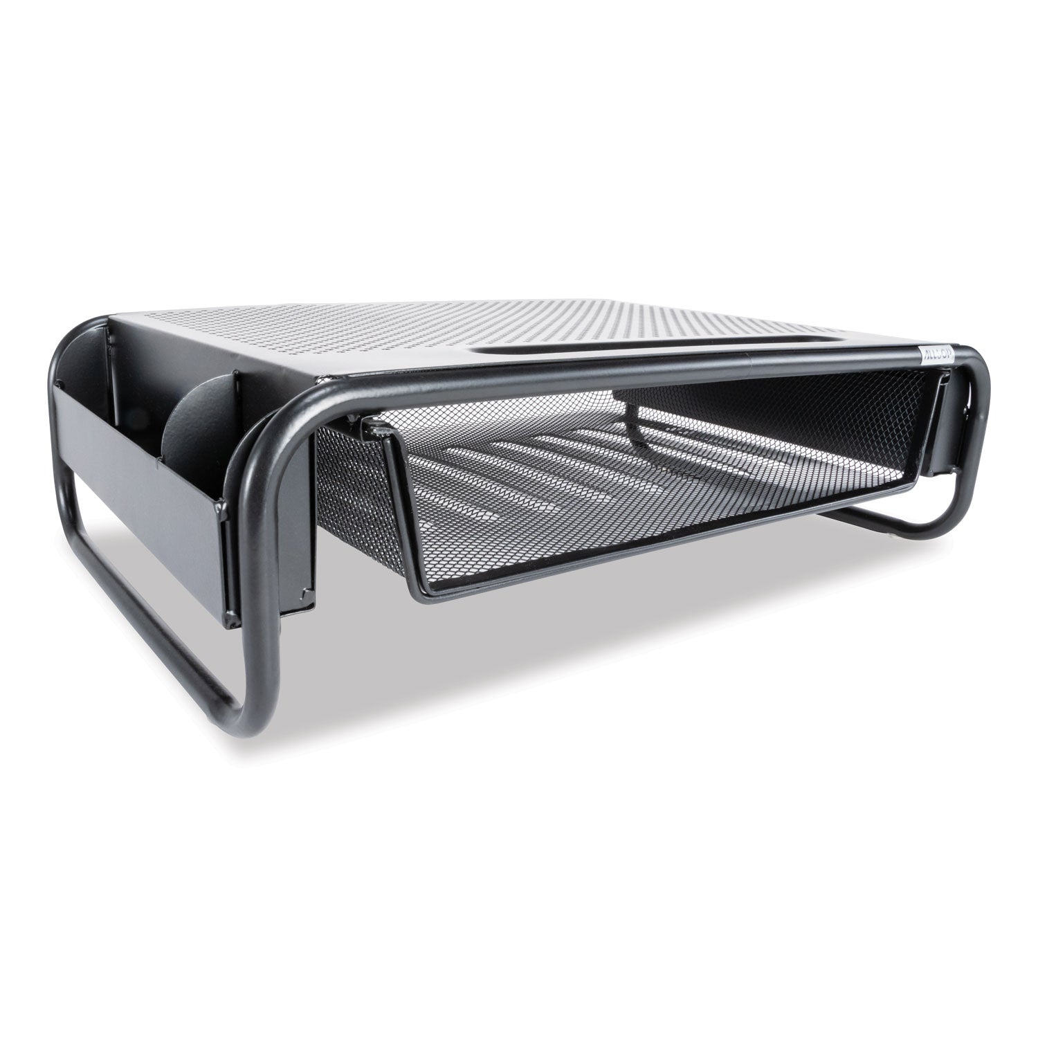 Allsop® Metal Art Organizer 5 Monitor, 18" X 11.8" X 5.1", Black, Supports 30 Lbs