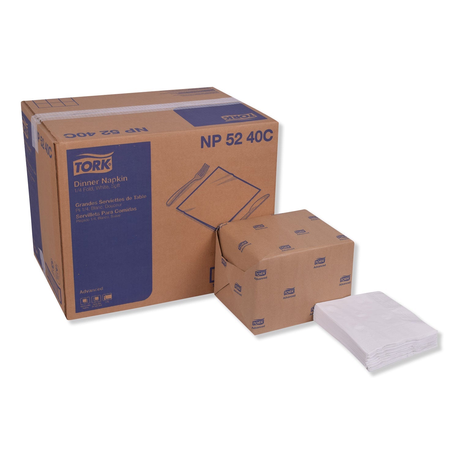 Tork® Advanced Dinner Napkins | 8 Packs