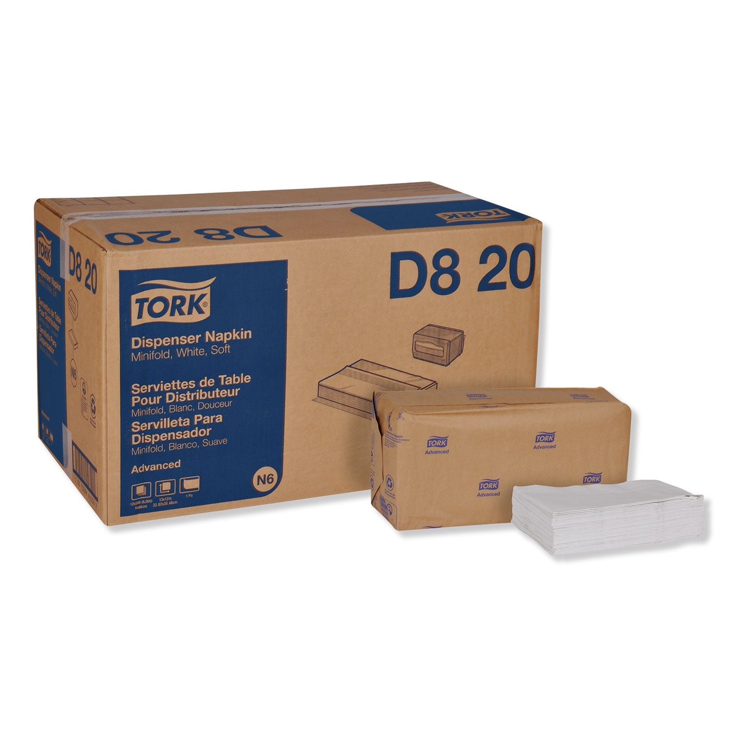 Tork Advanced Dispenser Napkins | 6000/Carton