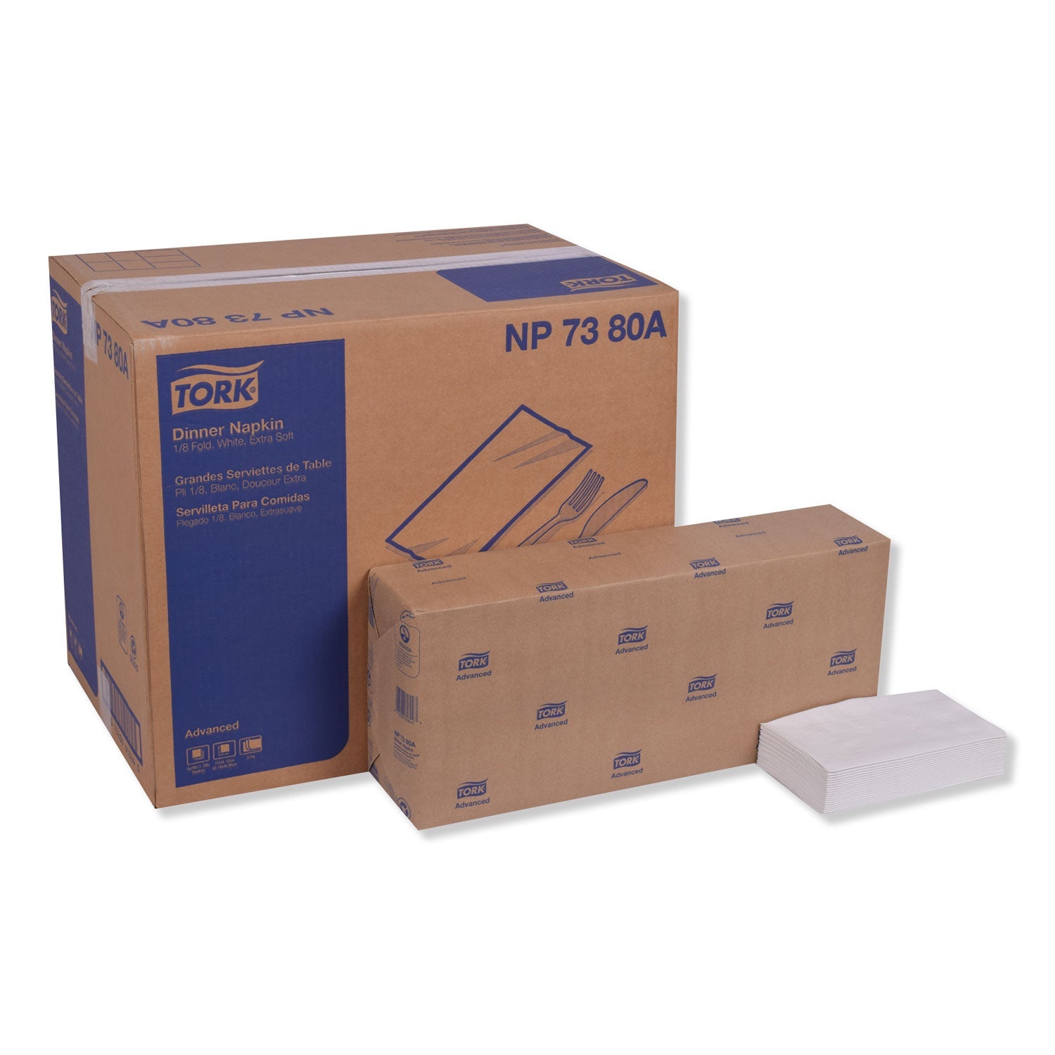 Tork Advanced Dinner Napkin | 3-Ply, 1740/Ct