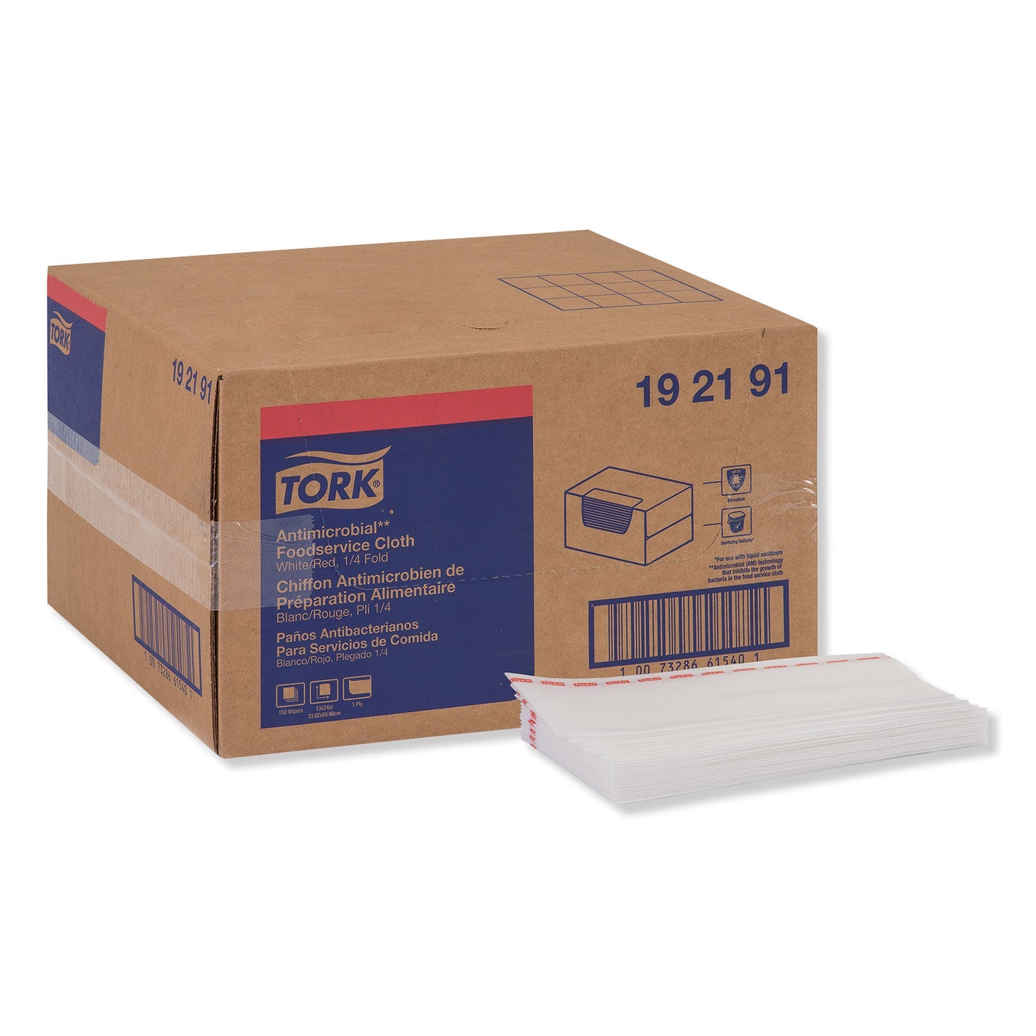 Tork® Foodservice Cloth | 150/Carton White