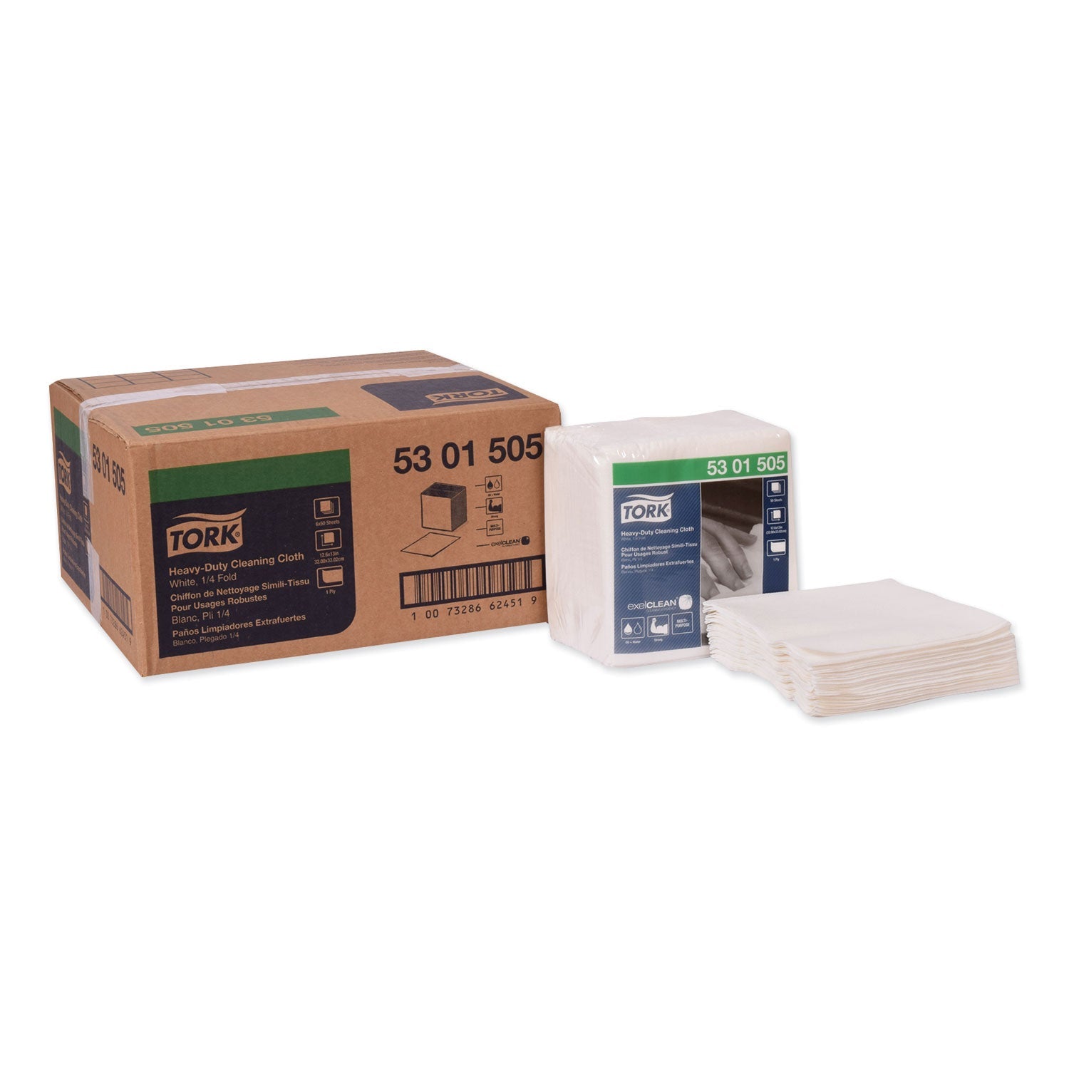 Tork® Heavy-Duty Cleaning Cloth | 6 Packs