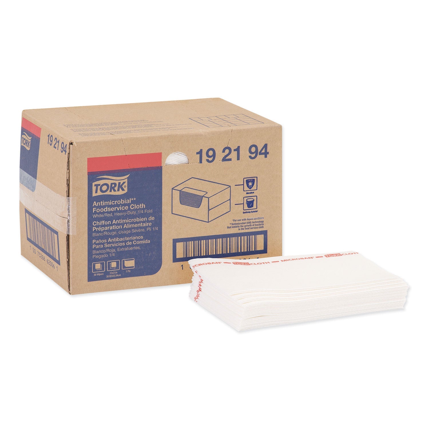 Tork® Foodservice Cloth | 50/Carton White