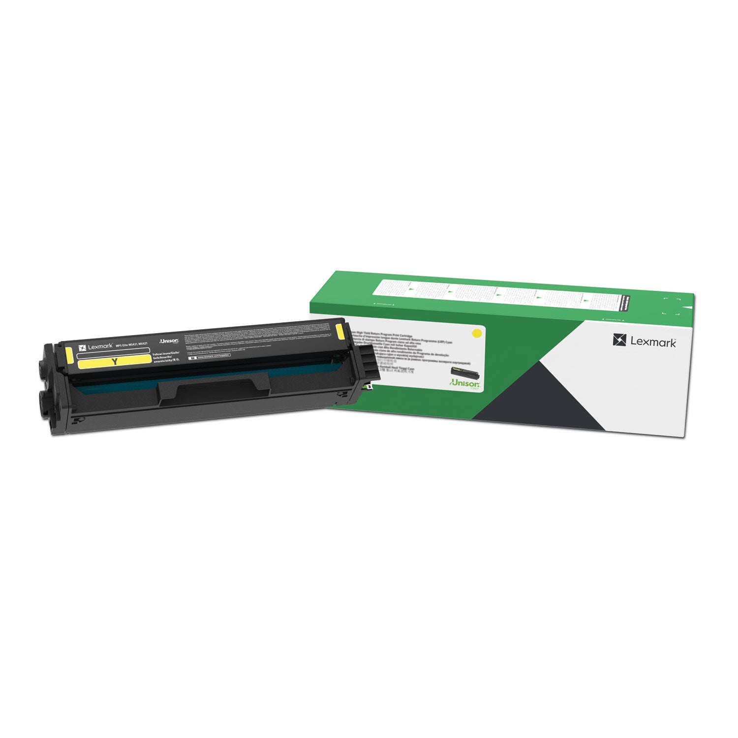 Lexmark™ C3210y0 Return Program Toner, 1,500 Page-Yield, Yellow