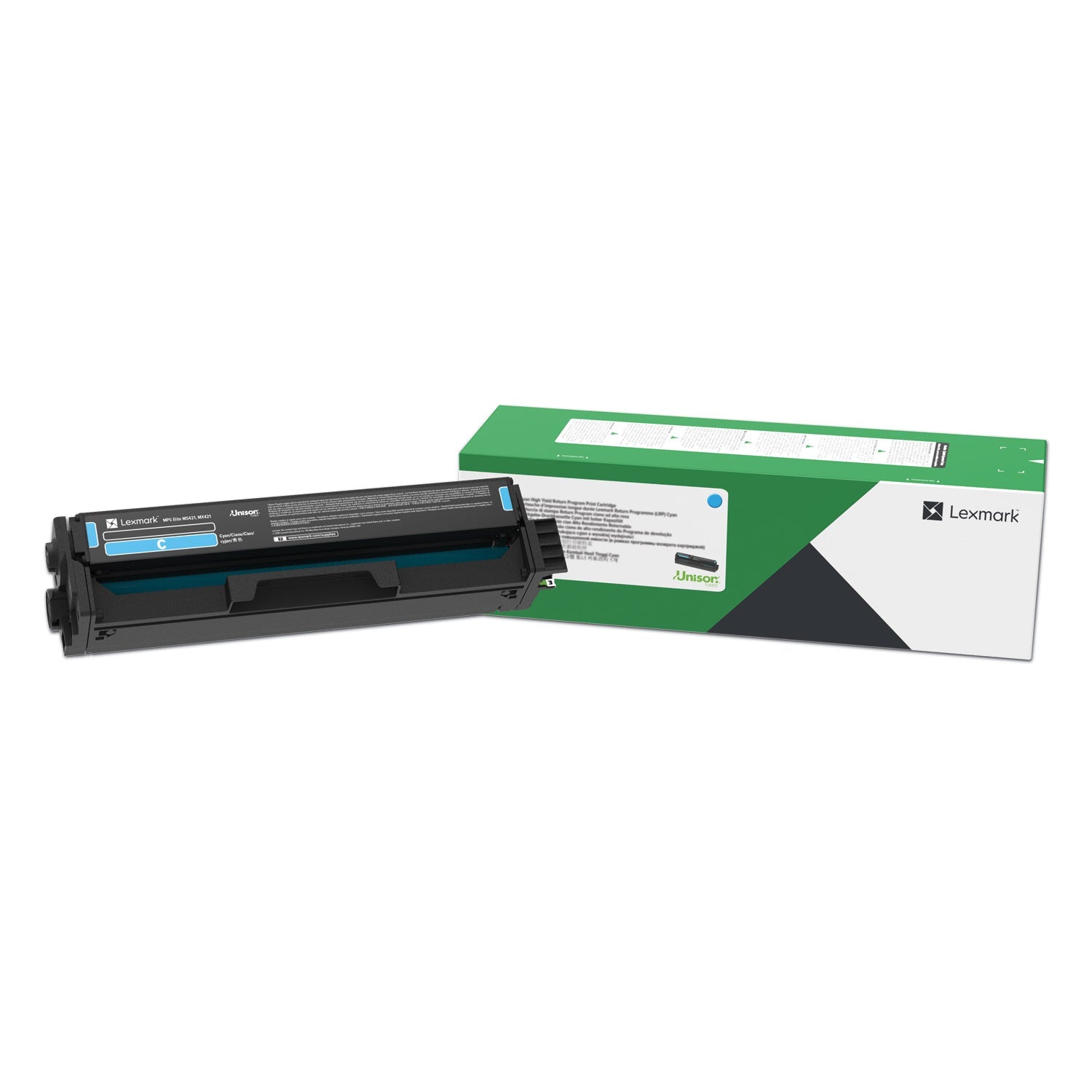 Lexmark™ 20n1hc0 Return Program High-Yield Toner, 4,500 Page-Yield, Cyan