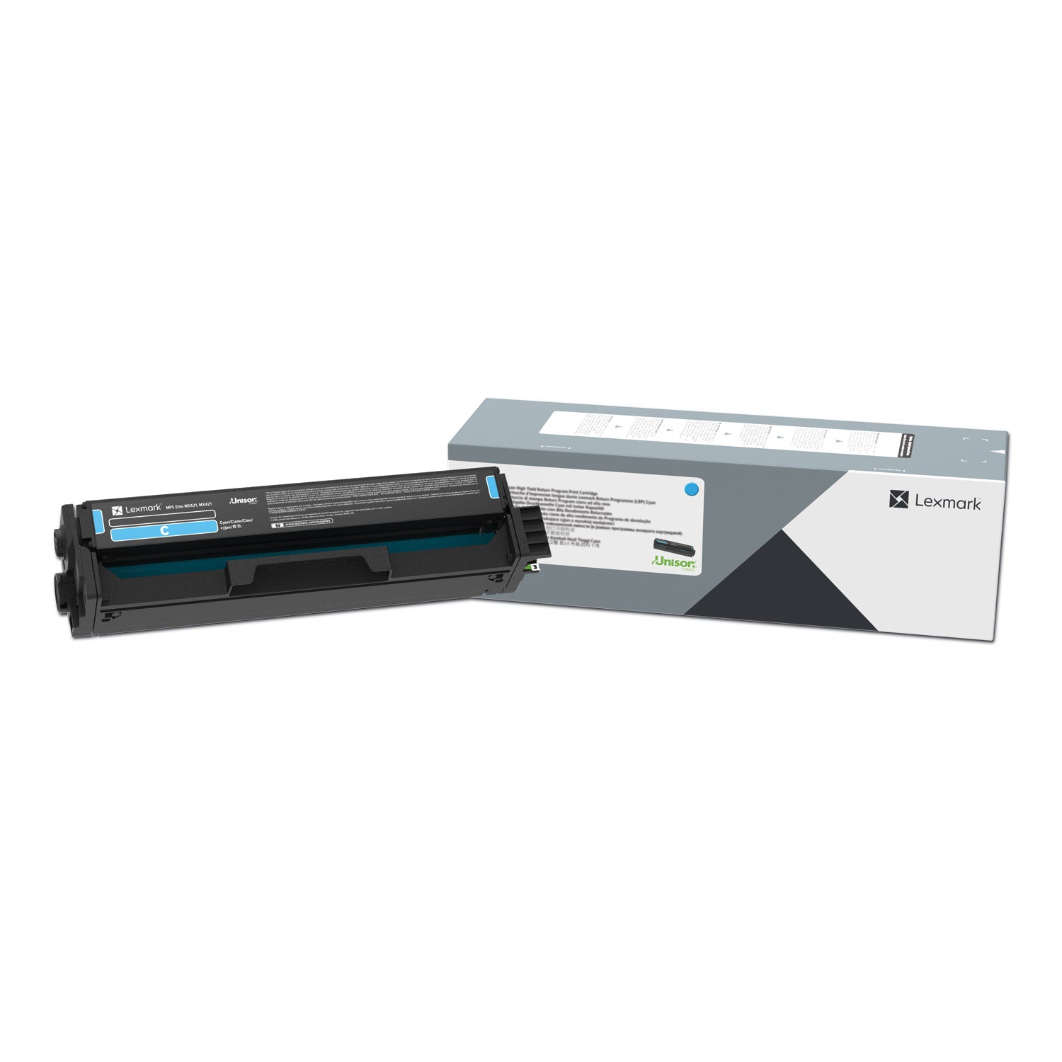 Lexmark™ 20n10c0 Return Program Toner, 1,500 Page-Yield, Cyan