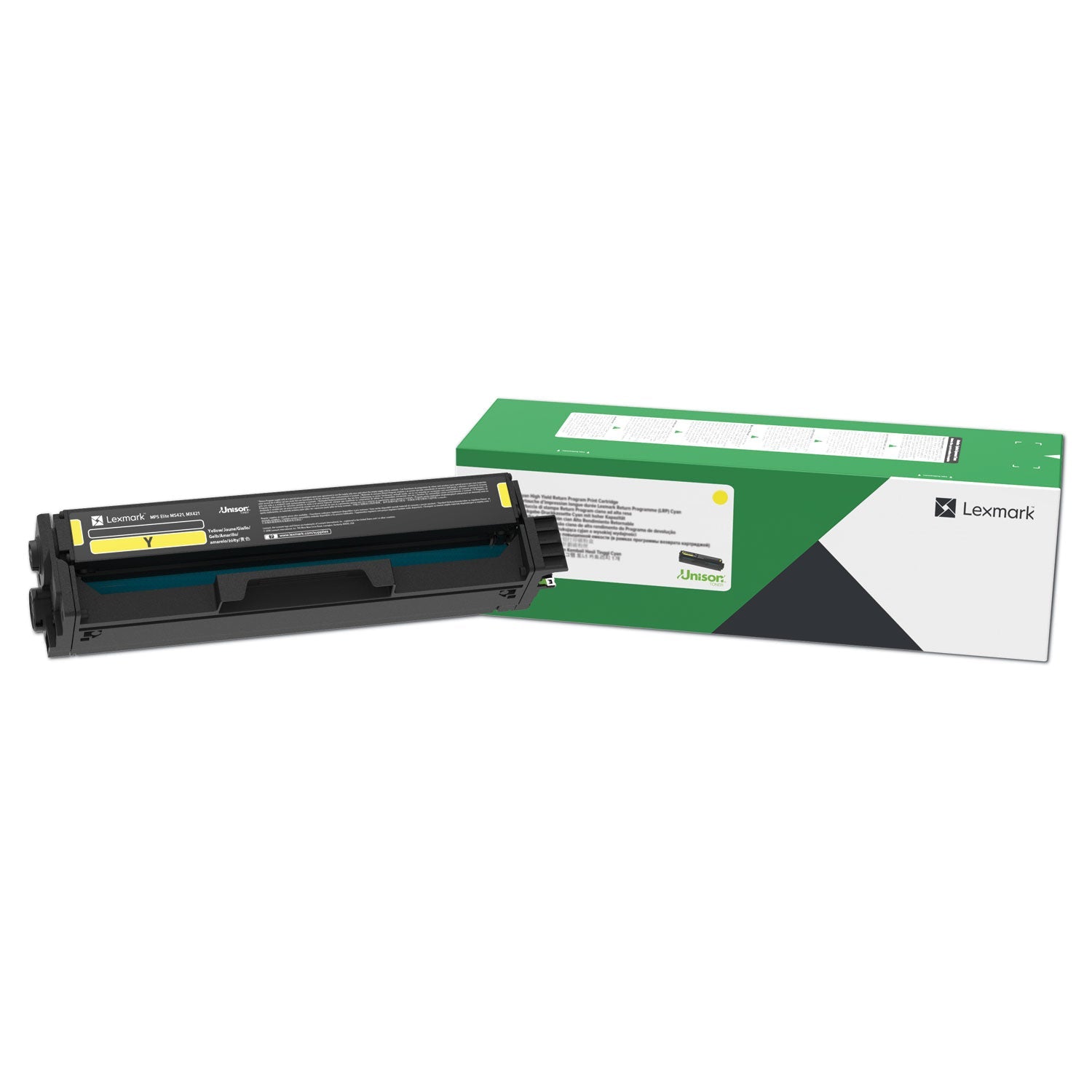 Lexmark™ C331hy0 Return Program High-Yield Toner, 2,500 Page-Yield, Yellow