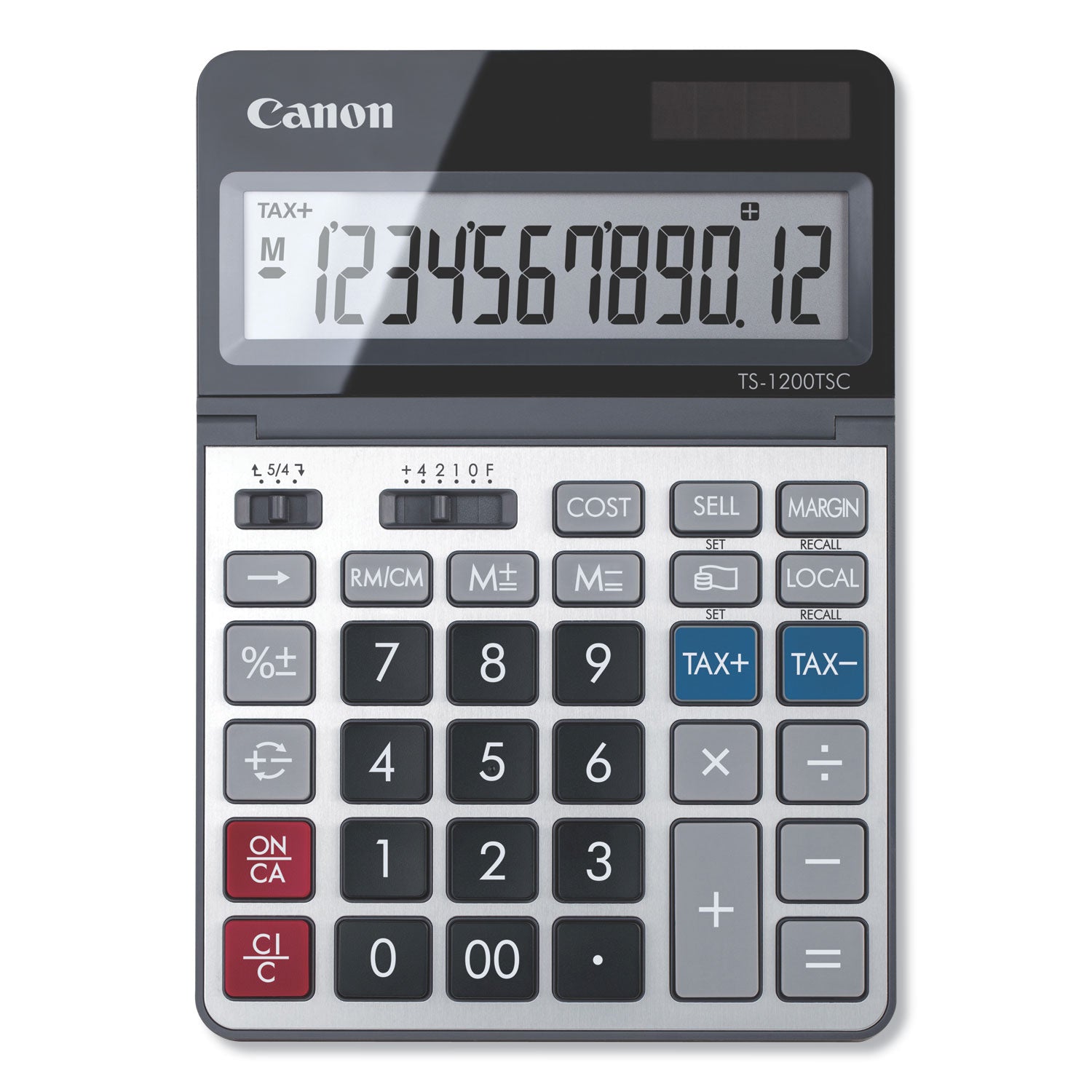 Canon® Ts-1200tsc Desktop Calculator, 12-Digit Lcd