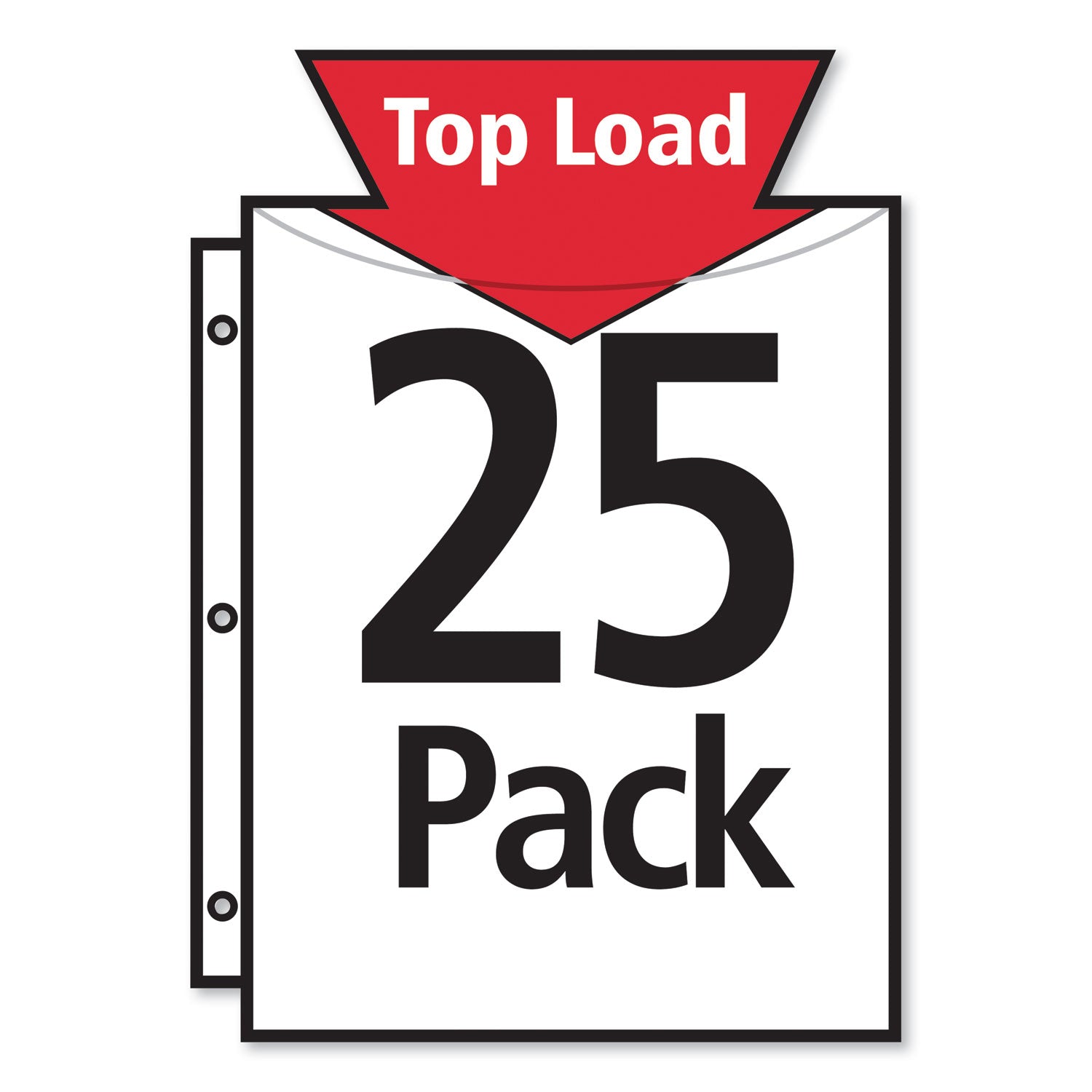 Avery® Top-Load Polypropylene Sheet Protector, Heavy, Legal, Diamond Clear, 25/pack