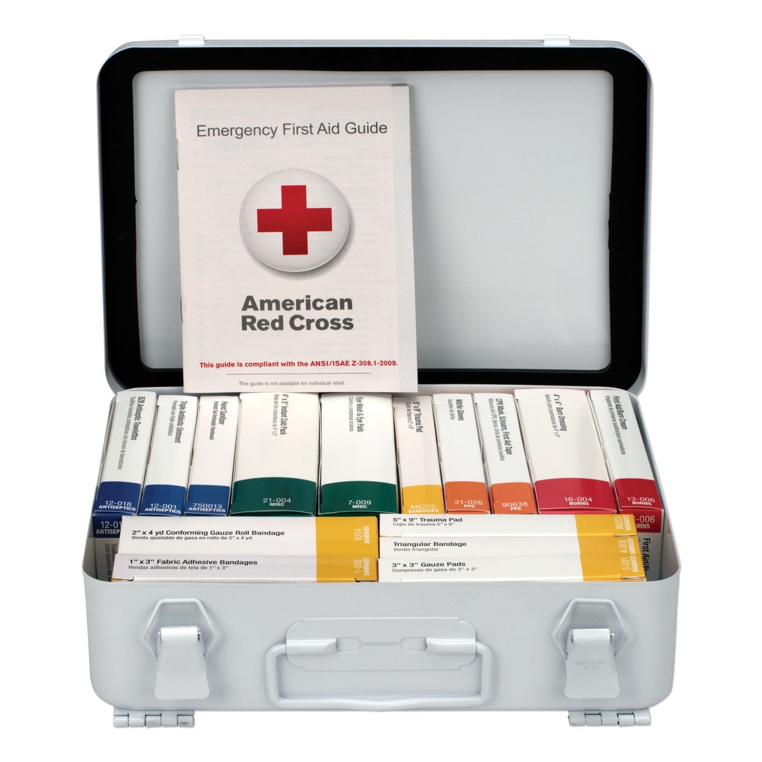 First Aid Only™ Unitized Ansi Compliant Class A Type Iii First Aid Kit For 25 People, 84 Pieces, Metal Case