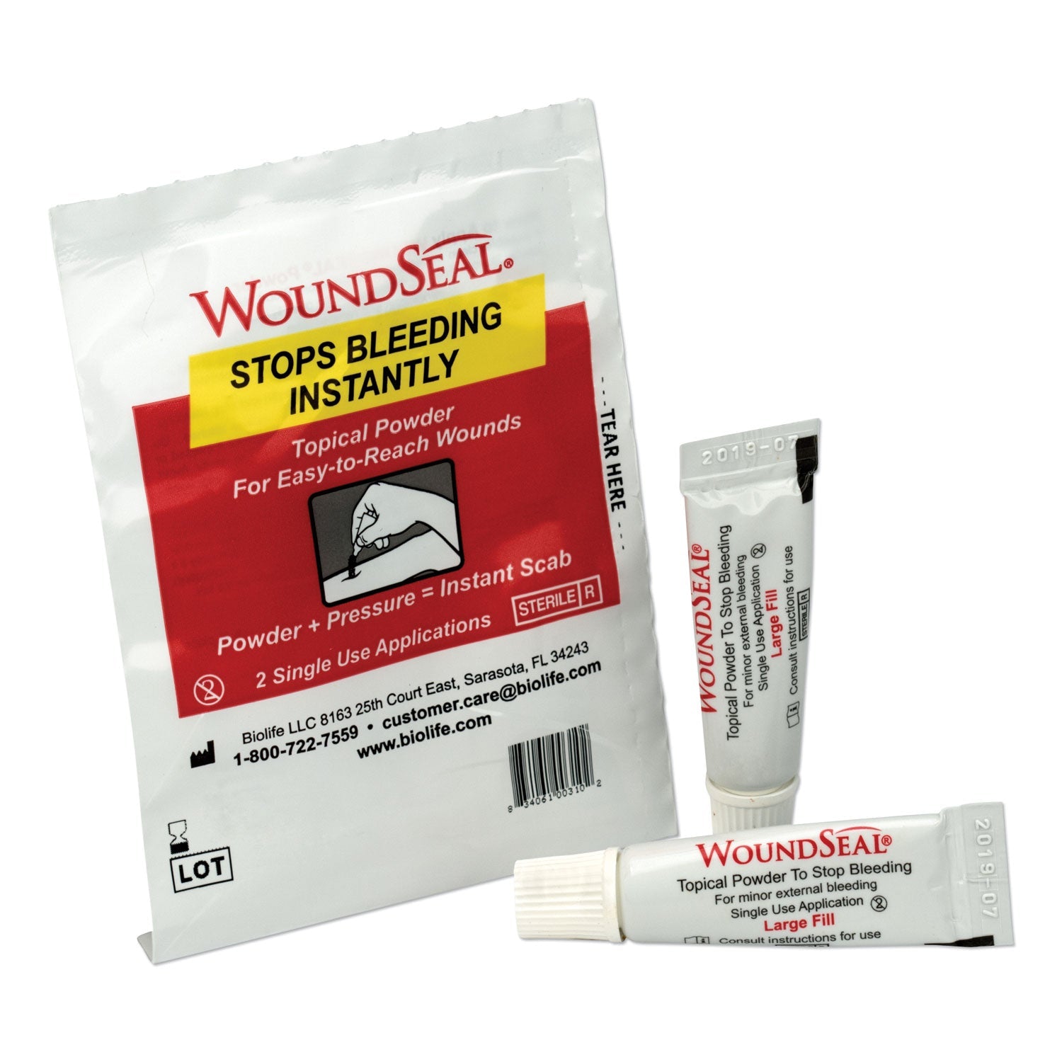 First Aid Cabinet Refill | Powder Pour Packs