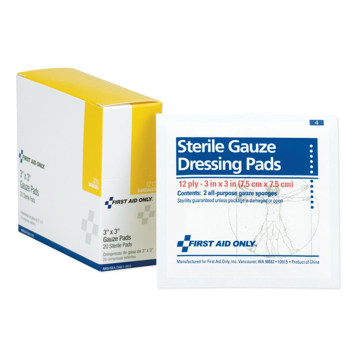 Gauze Dressing Pads | Sterile 3x3 10-Pack