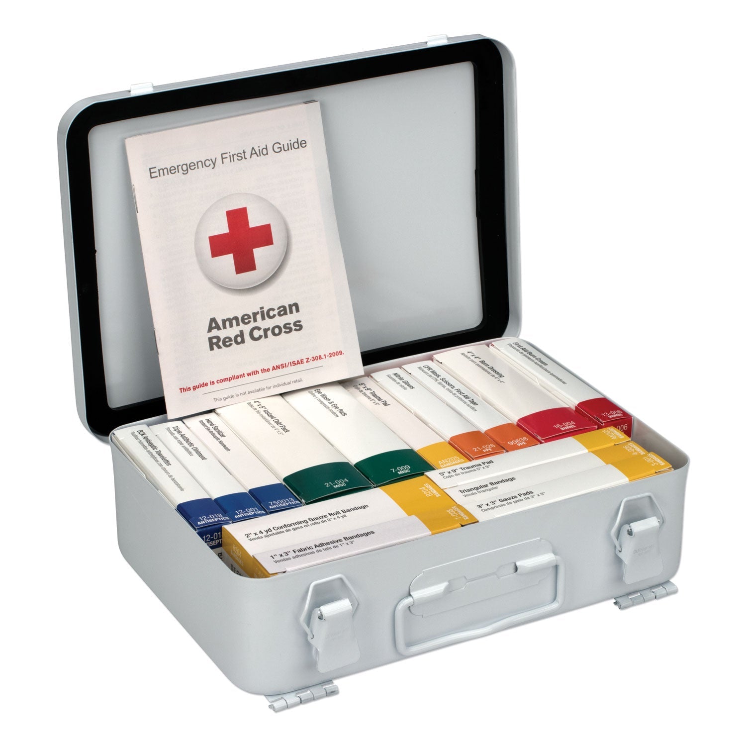 First Aid Only™ Unitized Ansi Compliant Class A Type Iii First Aid Kit For 25 People, 84 Pieces, Metal Case