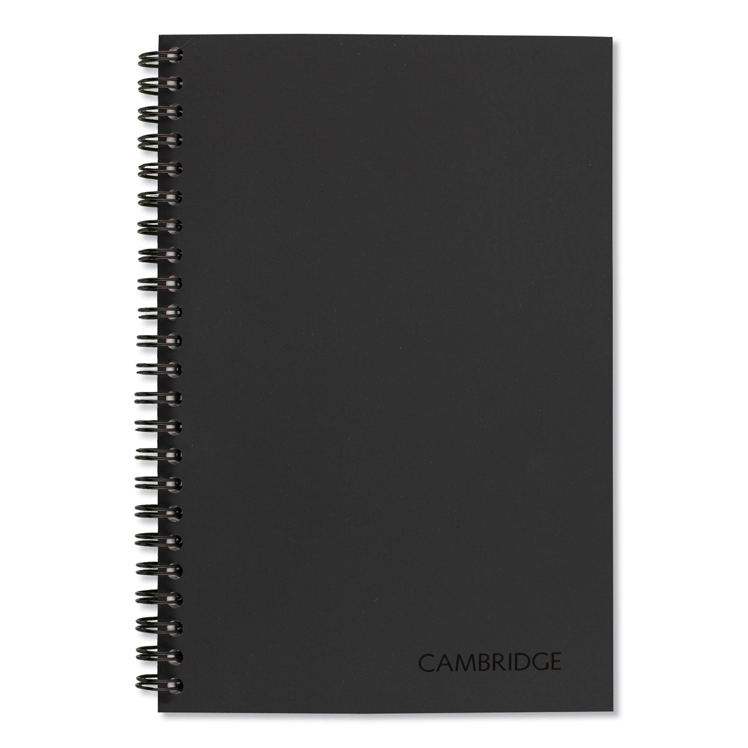 Cambridge® Wirebound Guided QuickNotes Notebook, 1-Subject, List-Management Format, Dark Gray Cover, (80) 8 x 5 Sheets