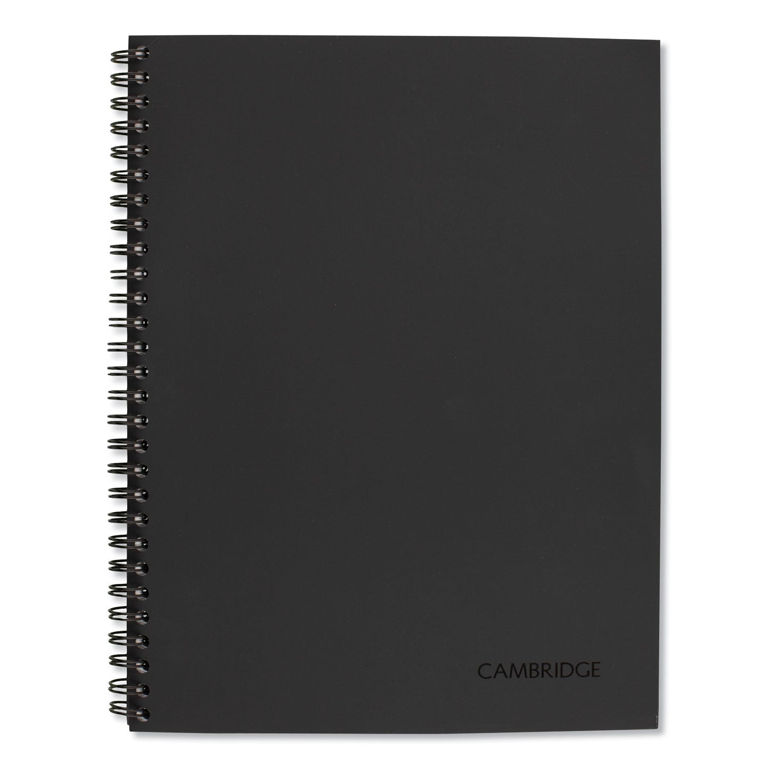 Cambridge® Wirebound Guided Action Planner Notebook, 1-Subject, Project-Management Format, Dark Gray Cover, (80) 9.5 x 7.5 Sheets