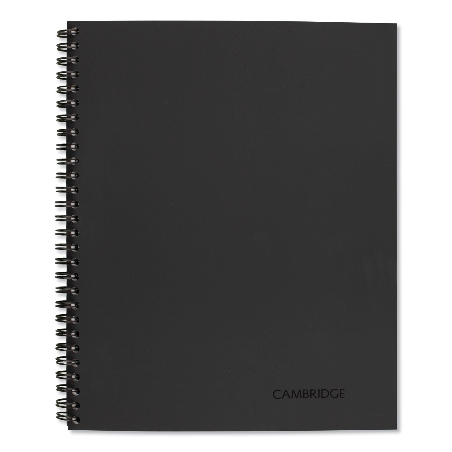 Cambridge® Wirebound Guided Action Planner Notebook, 1-Subject, Project-Management Format, Dark Gray Cover, (80) 11 x 8.5 Sheets