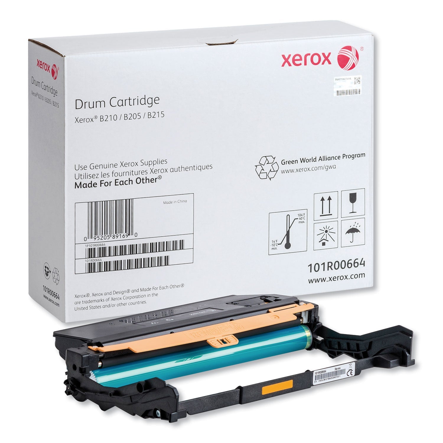 Xerox® 101r00664 Drum Unit, 10,000 Page-Yield, Black