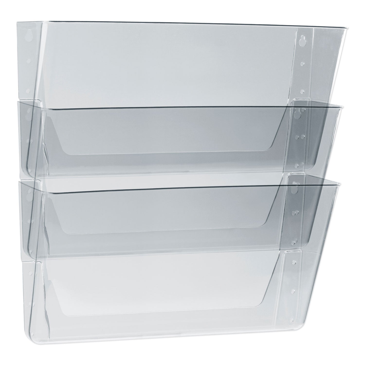 Wall File | Storex 3 Sections | Legal, Clear