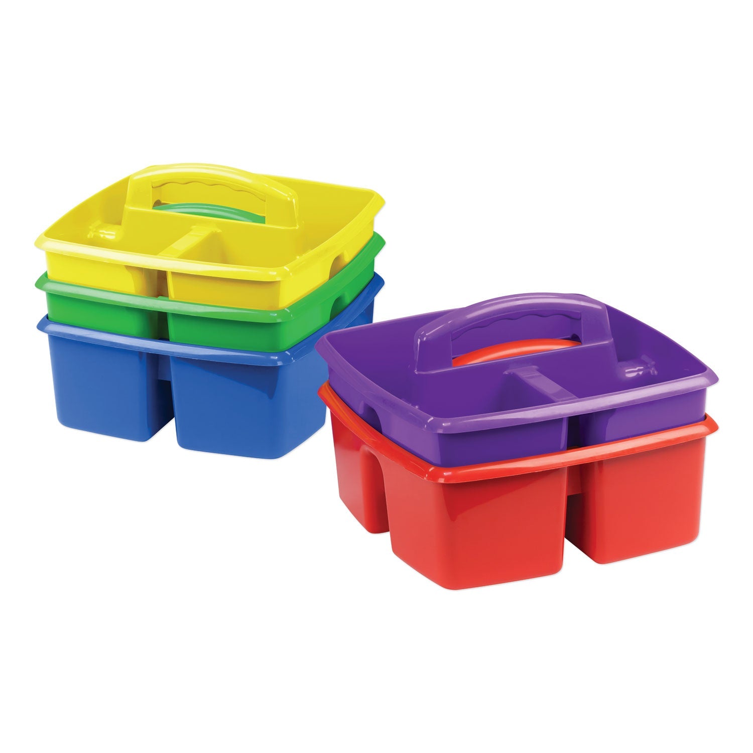 Small Art Caddies | Storex | 3-Section, 5/Pack