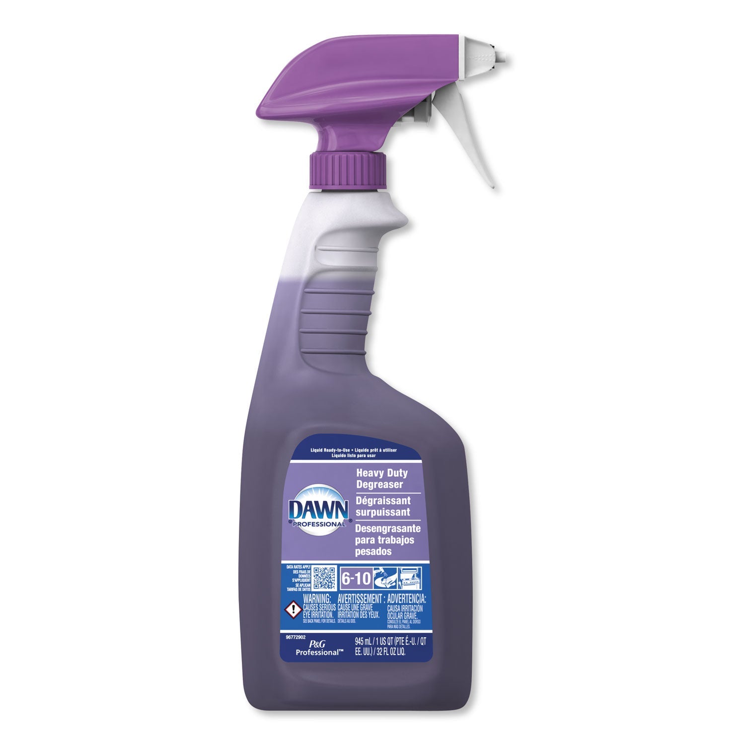 Dawn® Professional Heavy Duty Degreaser Spray, 32 Oz Bottle, 6/carton