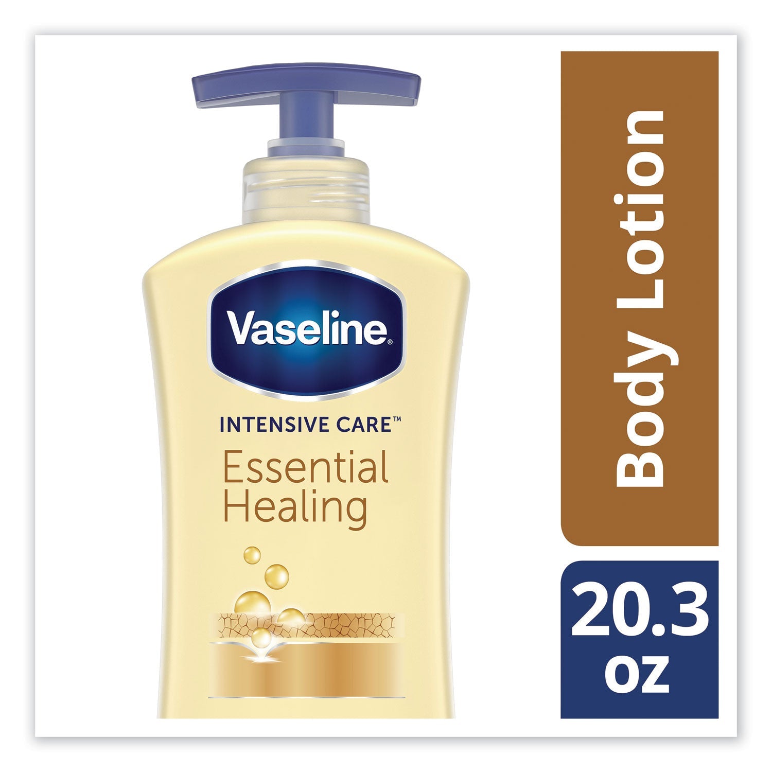 Vaseline® Intensive Care Essential Healing Body Lotion, 20.3 Oz, Pump Bottle