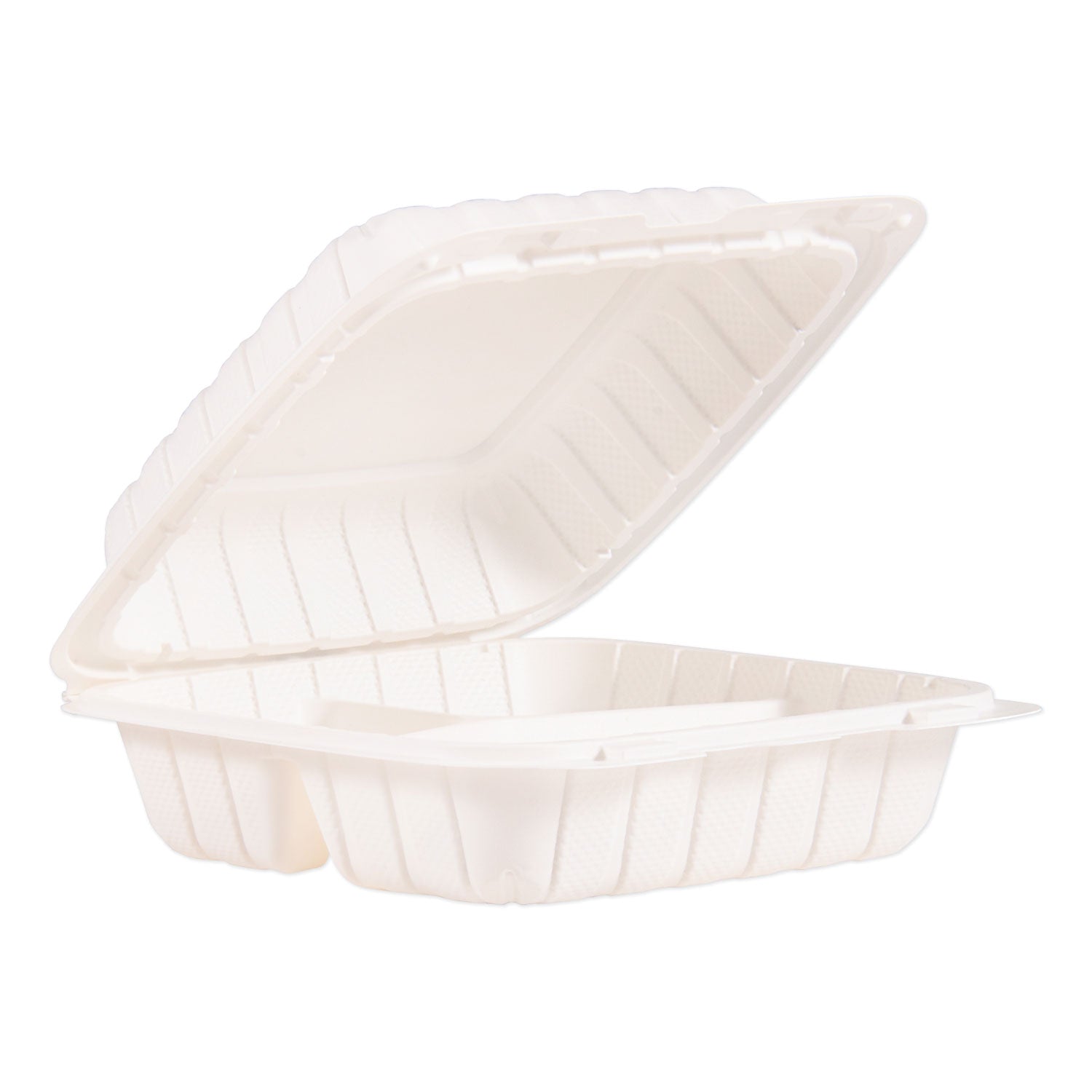 3-Compartment Hinged Lid Containers | 8"