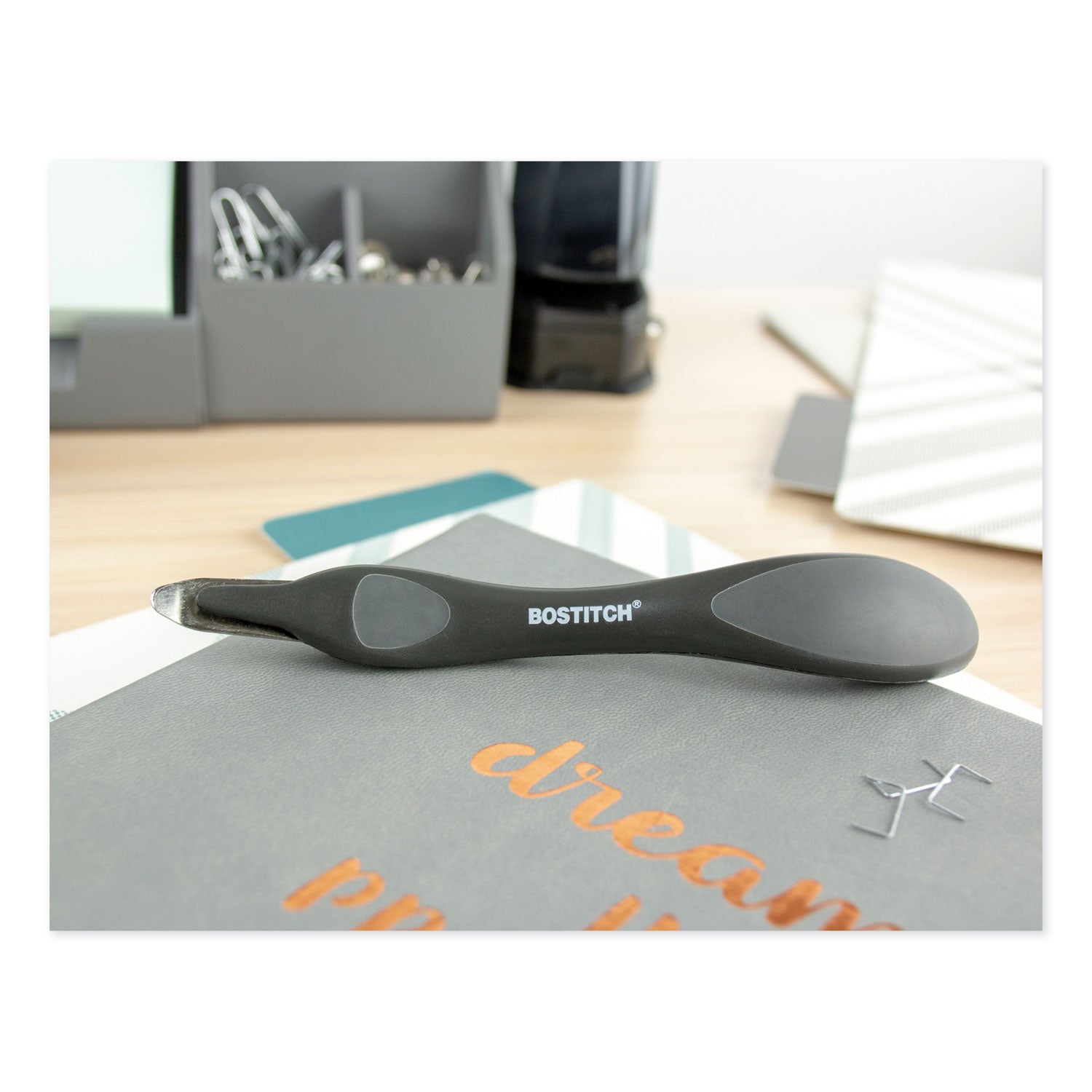 Bostitch® Professional Magnetic Push-Style Staple Remover, Black