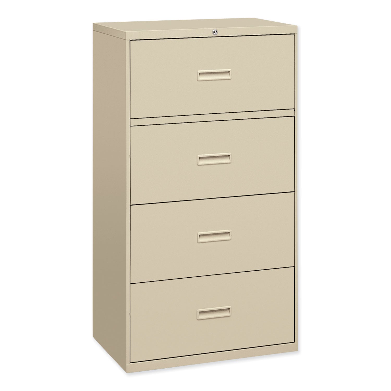 400 Series Lateral File | 4-Drawer | Putty | 36"